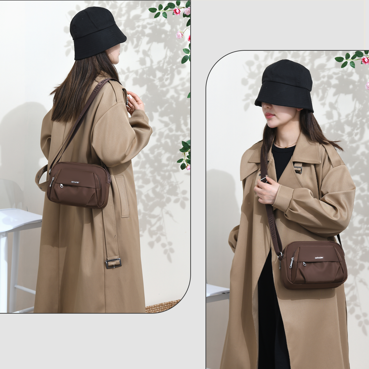 Xpurse Casual High-Capacity Commuter Crossbody Bag