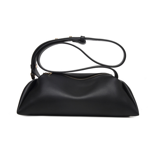 Xpurse Women's Simple Handbag, Soft Underarm Bag, Solid Color Tote Bag