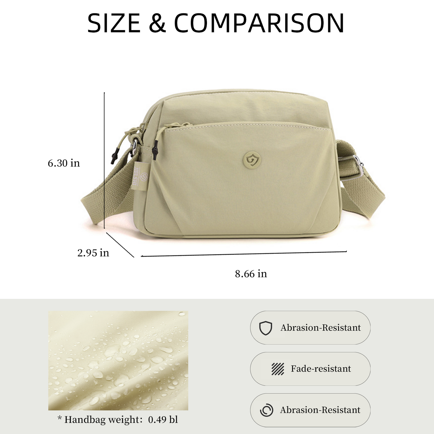 Xpurse Versatile Casual Simple Shoulder Crossbody Bag