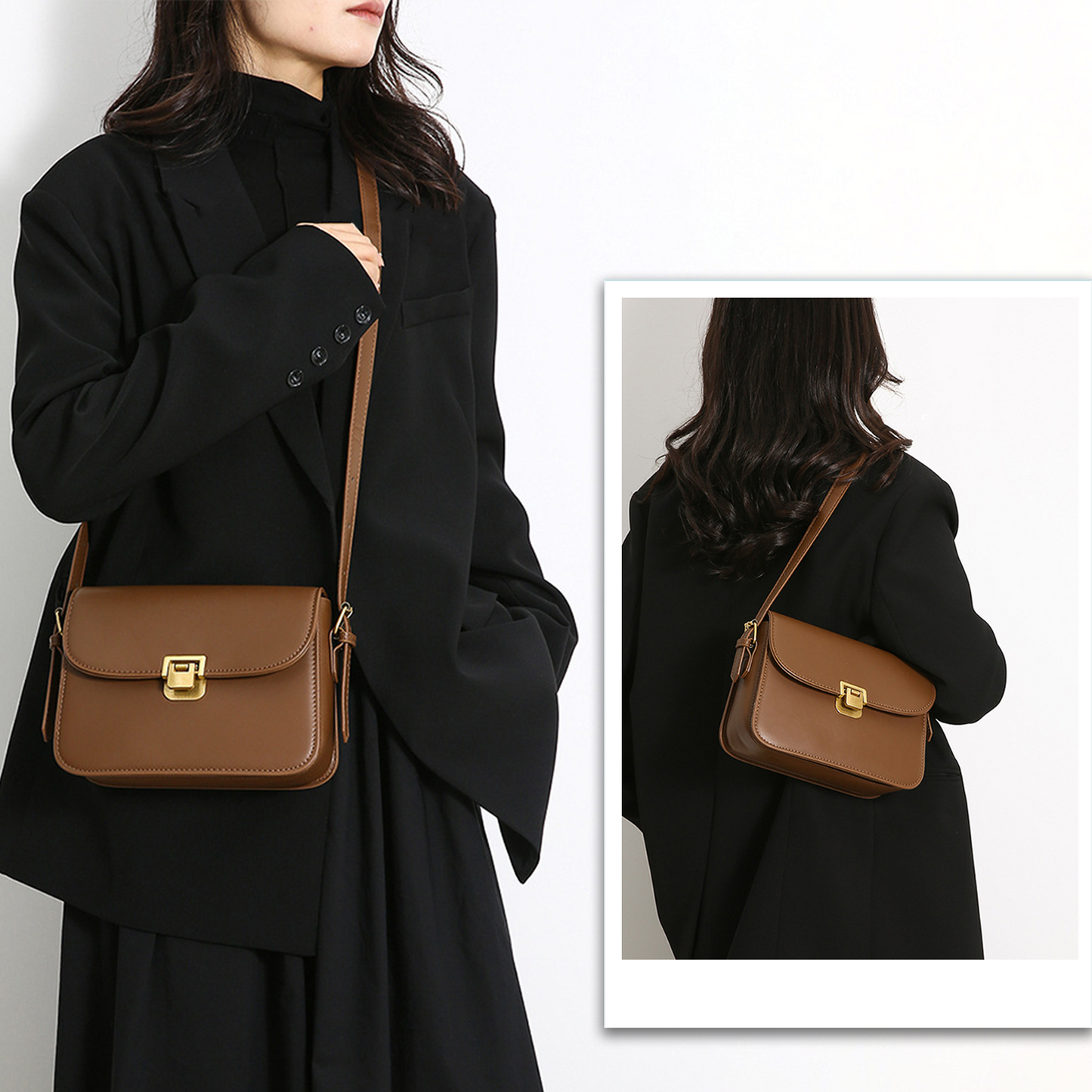 Xpurse Women's Casual Shoulder Bag Is Simple, Shopping PU Crossbody Bag