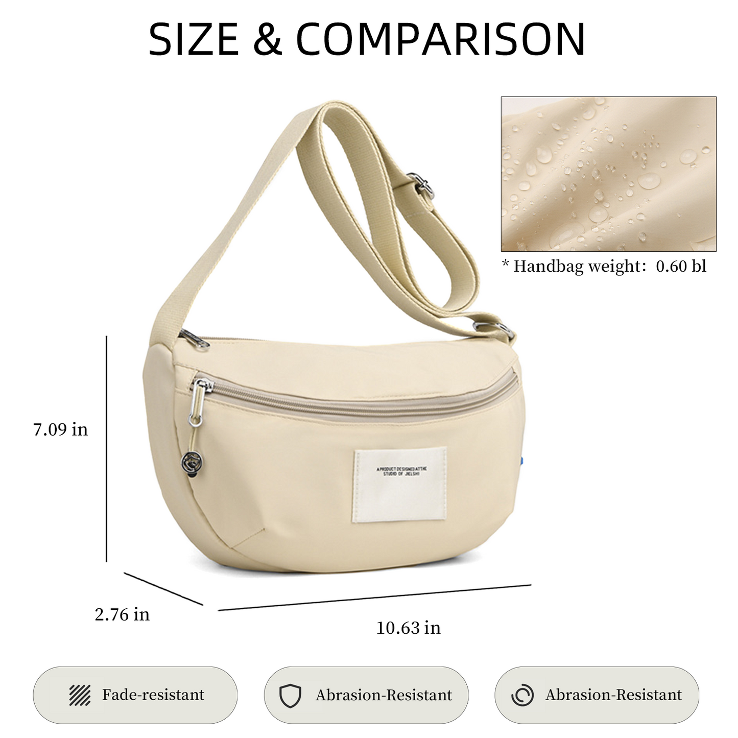 Xpurse Nylon Simple Casual Crossbody Bag