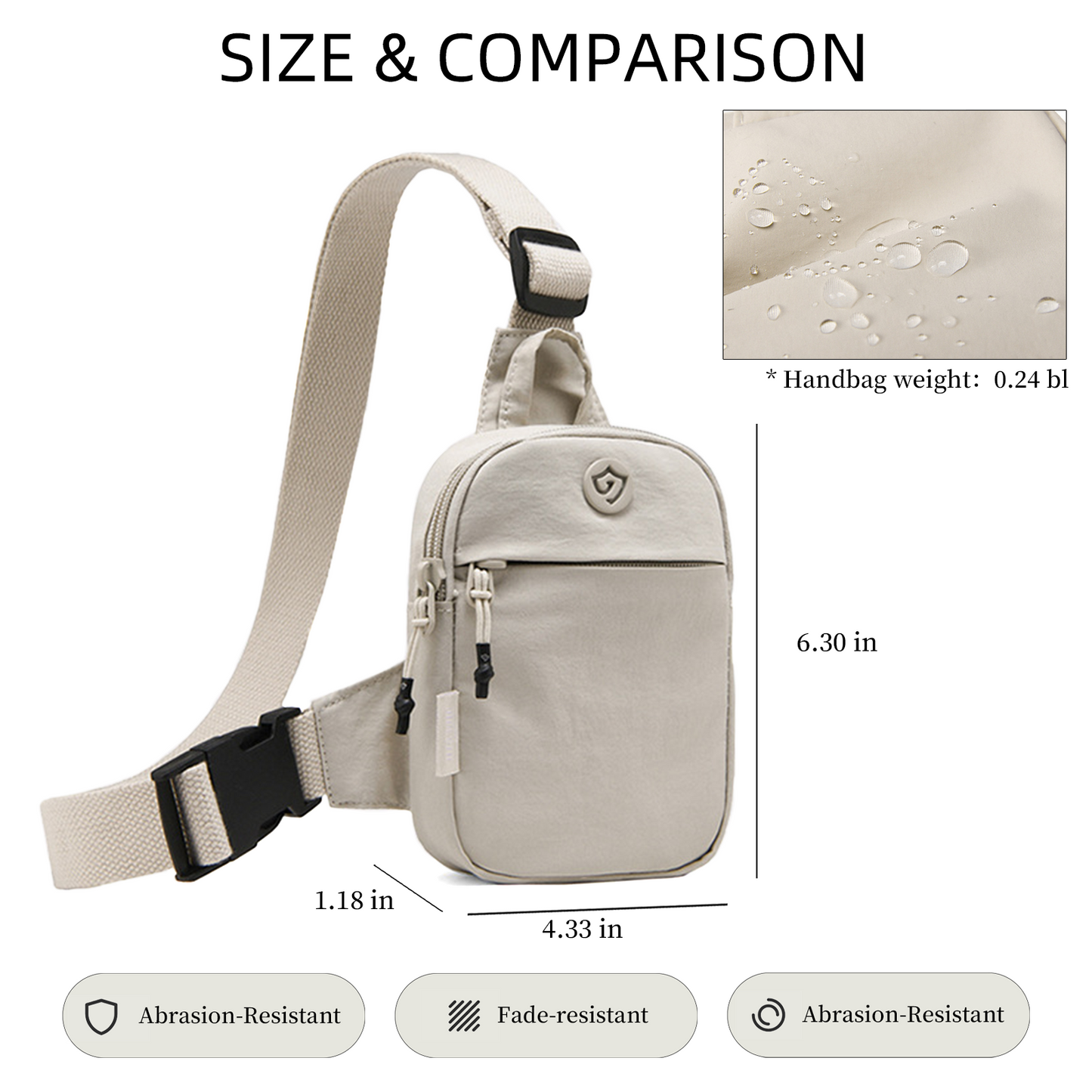 Xpurse Women's Casual Fashion Crossbody Chest Bag