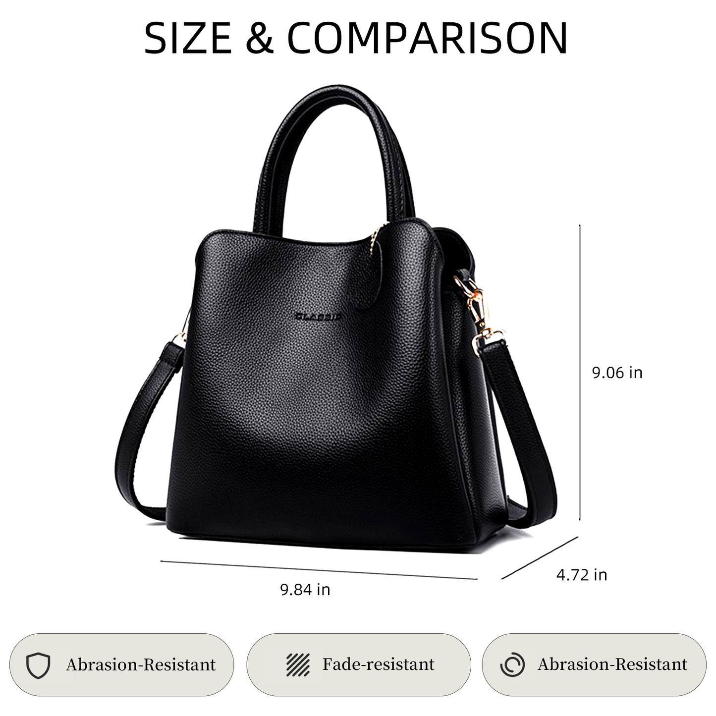 Xpurse Large-Capacity Casual Shopping Crossbody Bag