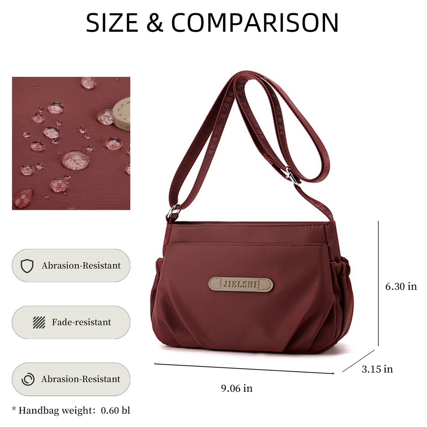 Xpurse Urban Simple Casual Shoulder Crossbody Bag