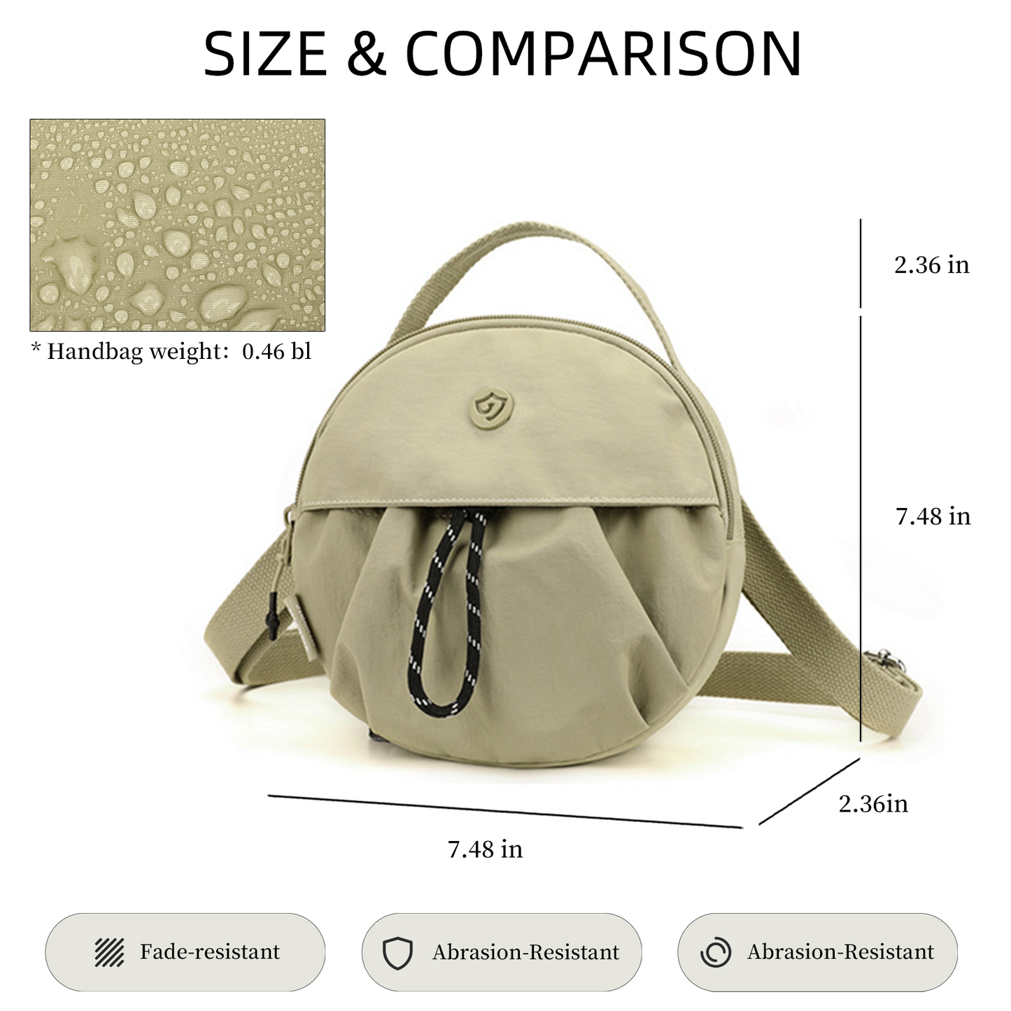 Xpurse Round Stylish Casual Shoulder Bag