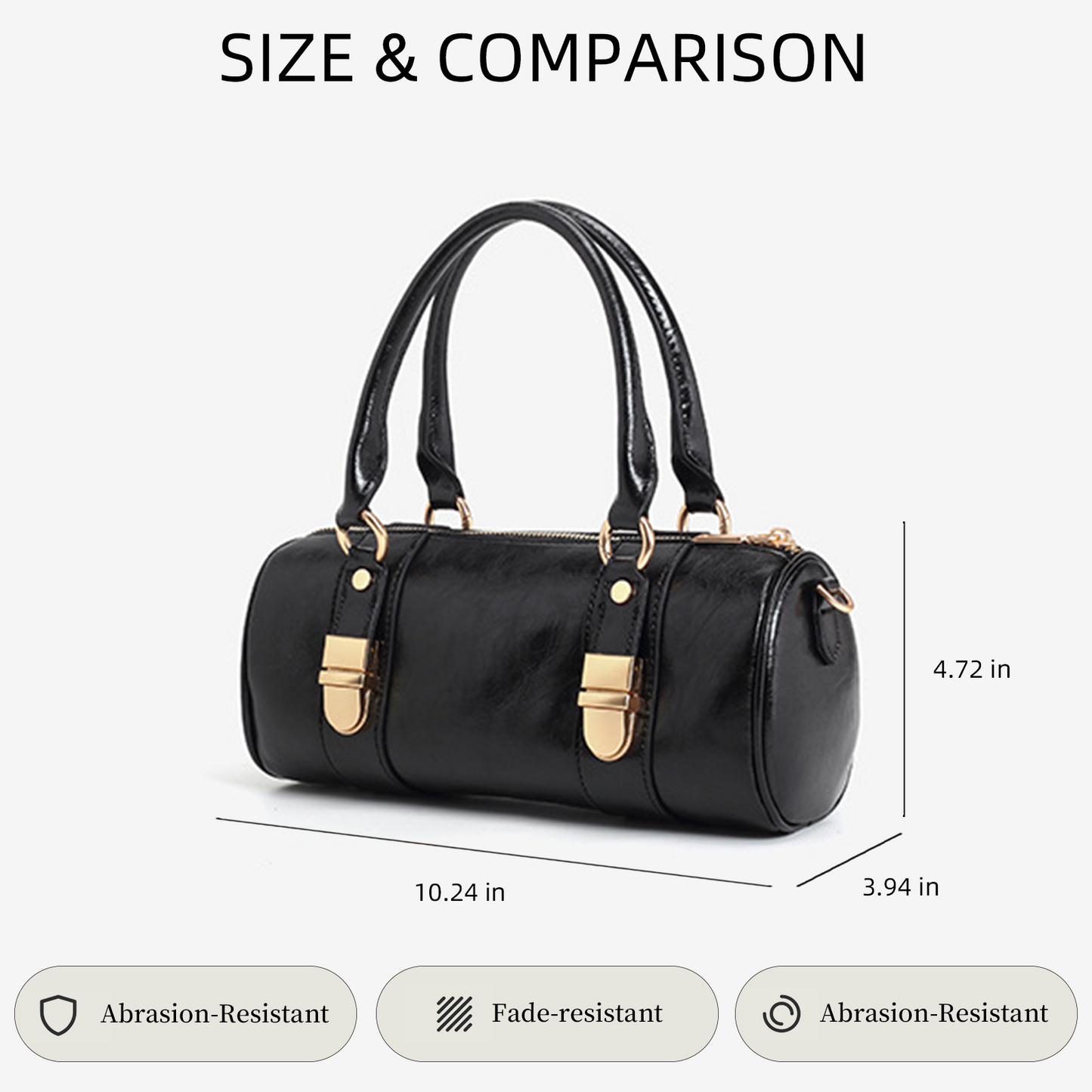 Xpurse Vintage Cylinder Fashion Crossbody Bag