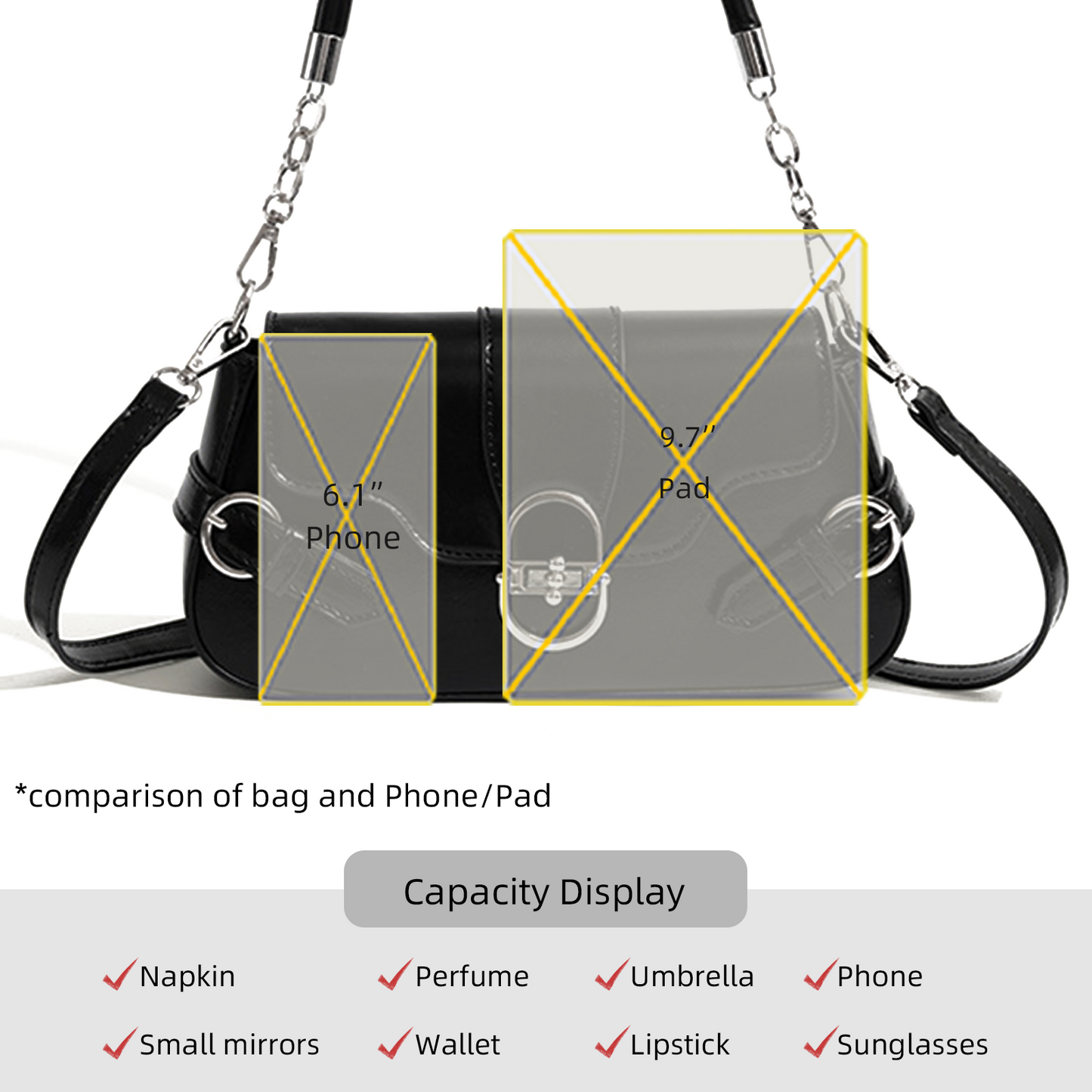 Xpurse Vintage Flap One-Shoulder Underarm Bag