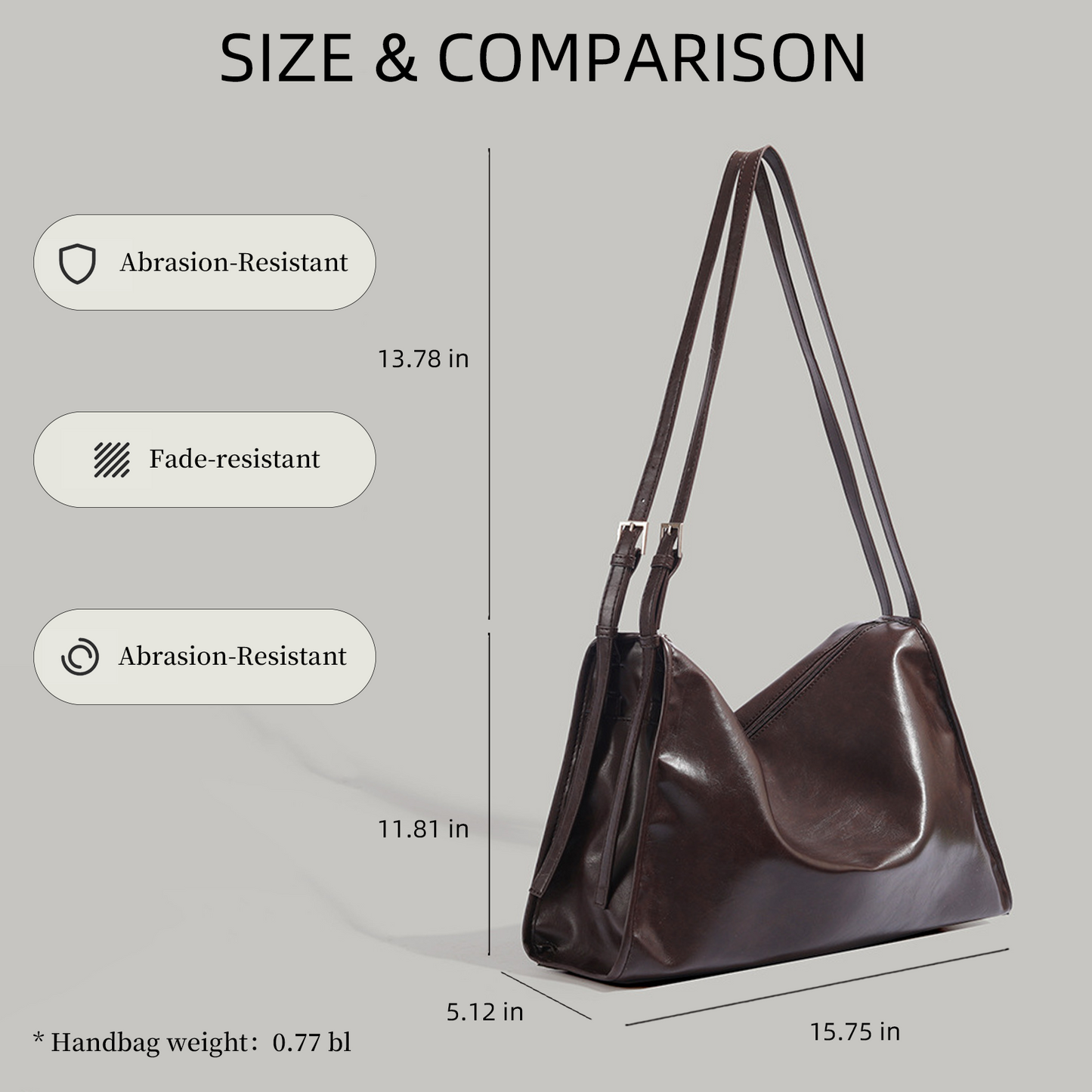 Xpurse Women's Large-Capacity Casual Shoulder Bag