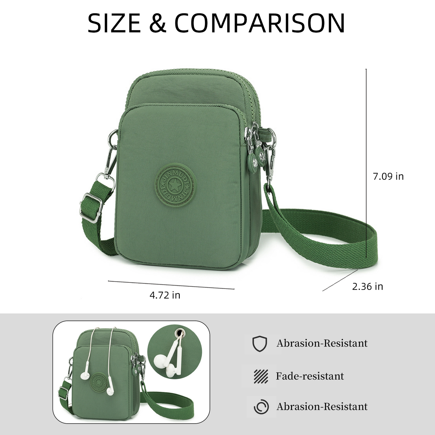 Xpurse  Multi-Layered Mini Crossbody Phone Bag