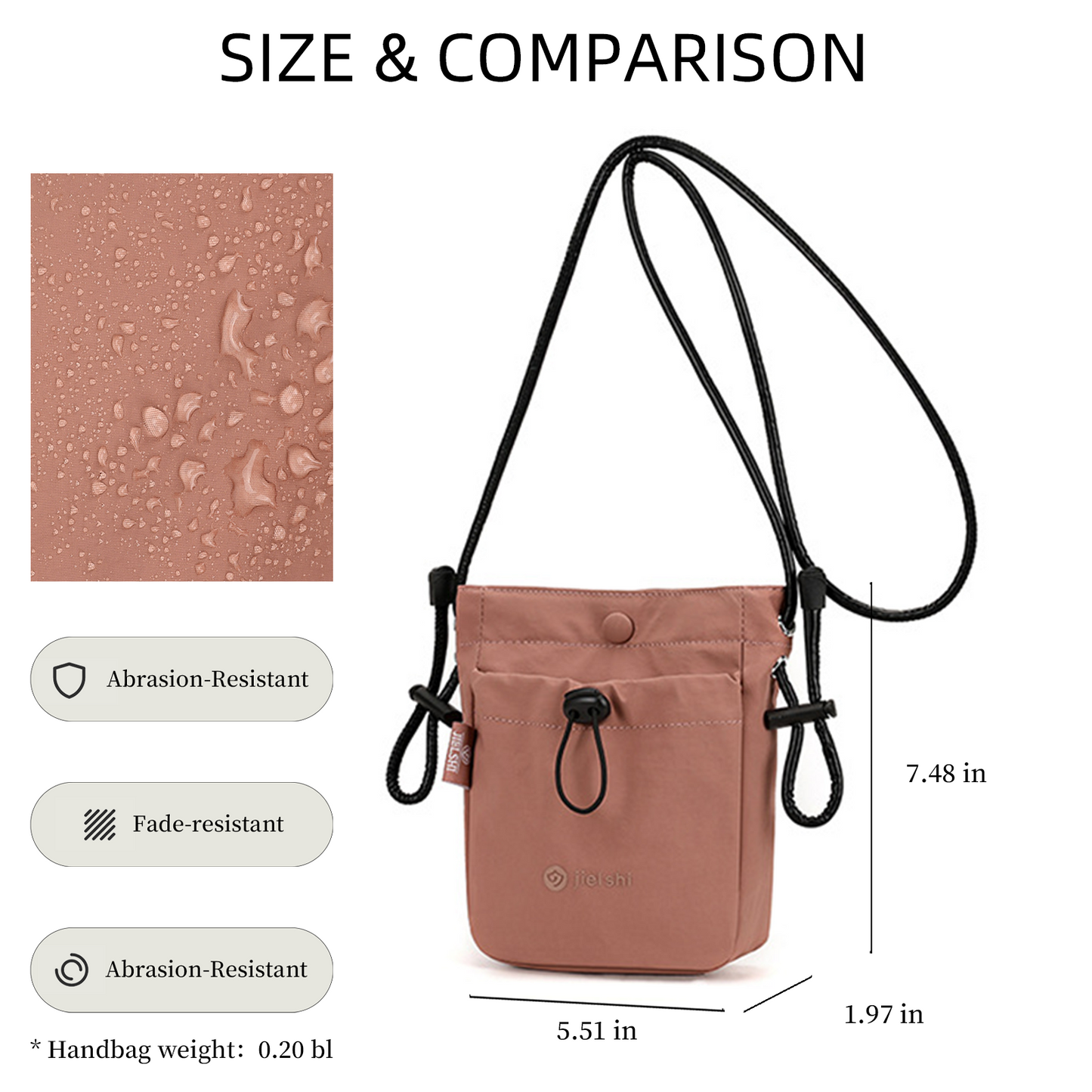 Xpurse Simple Casual Crossbody Mini Phone Bag