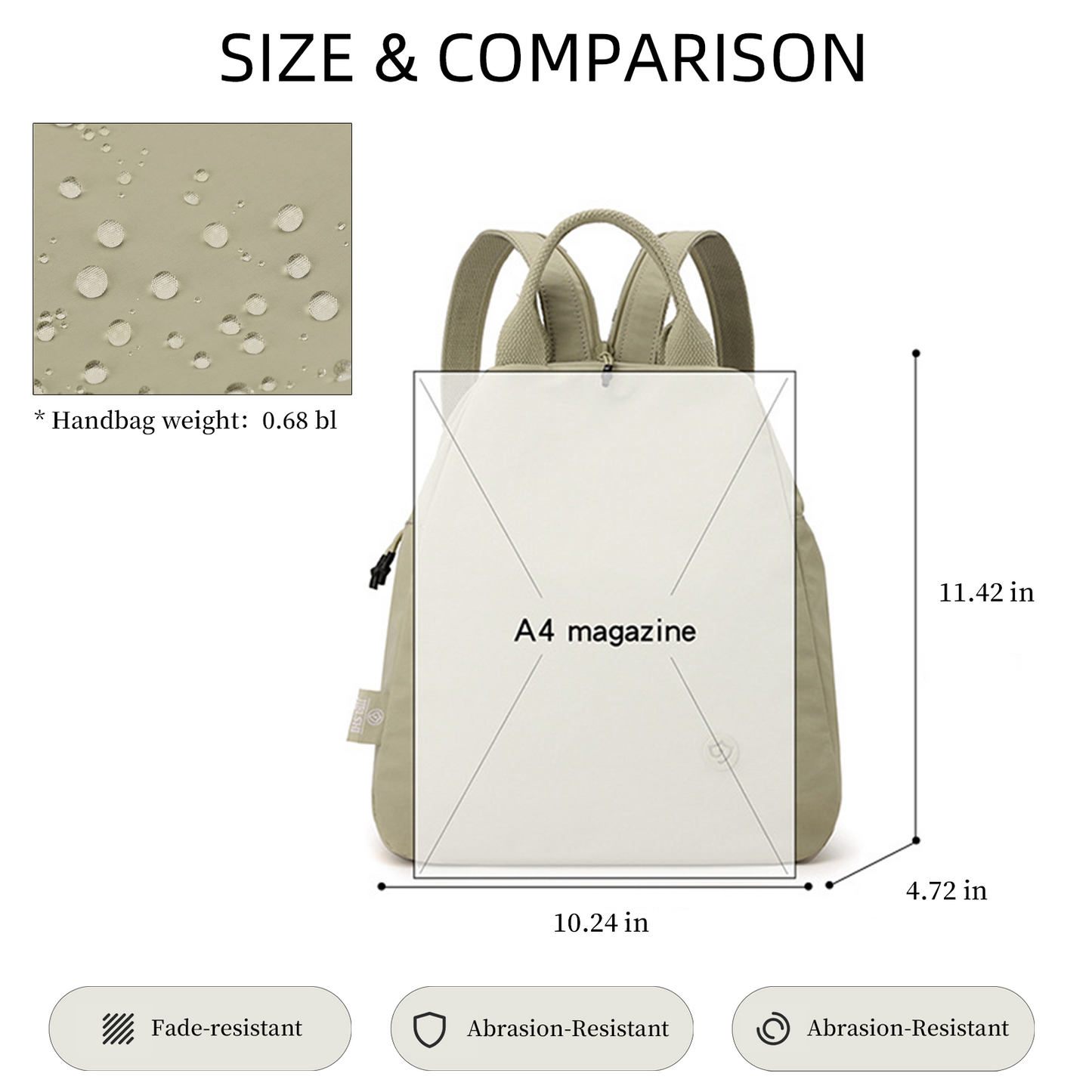 Xpurse Adjustable Stylish Nylon Backpack