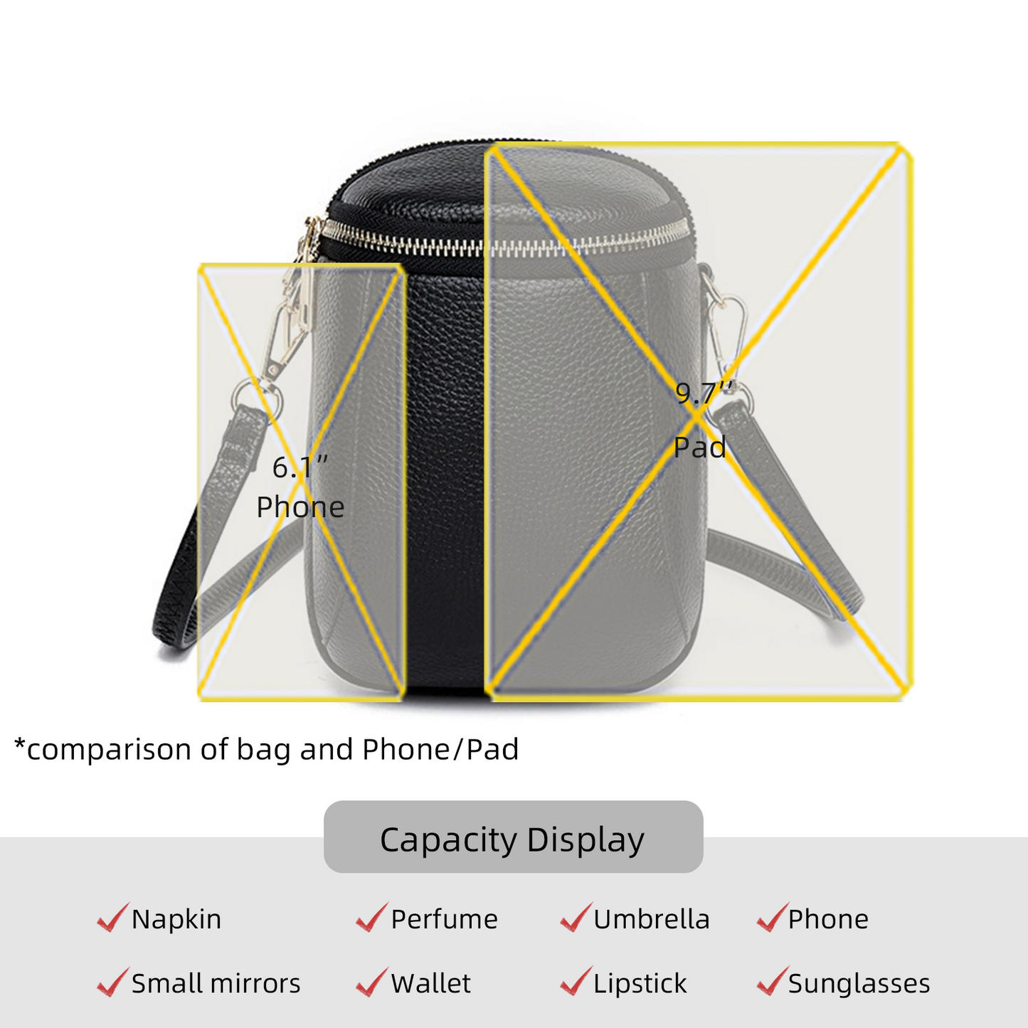 Xpurse  Mini One-shoulder Crossbody Phone Bag