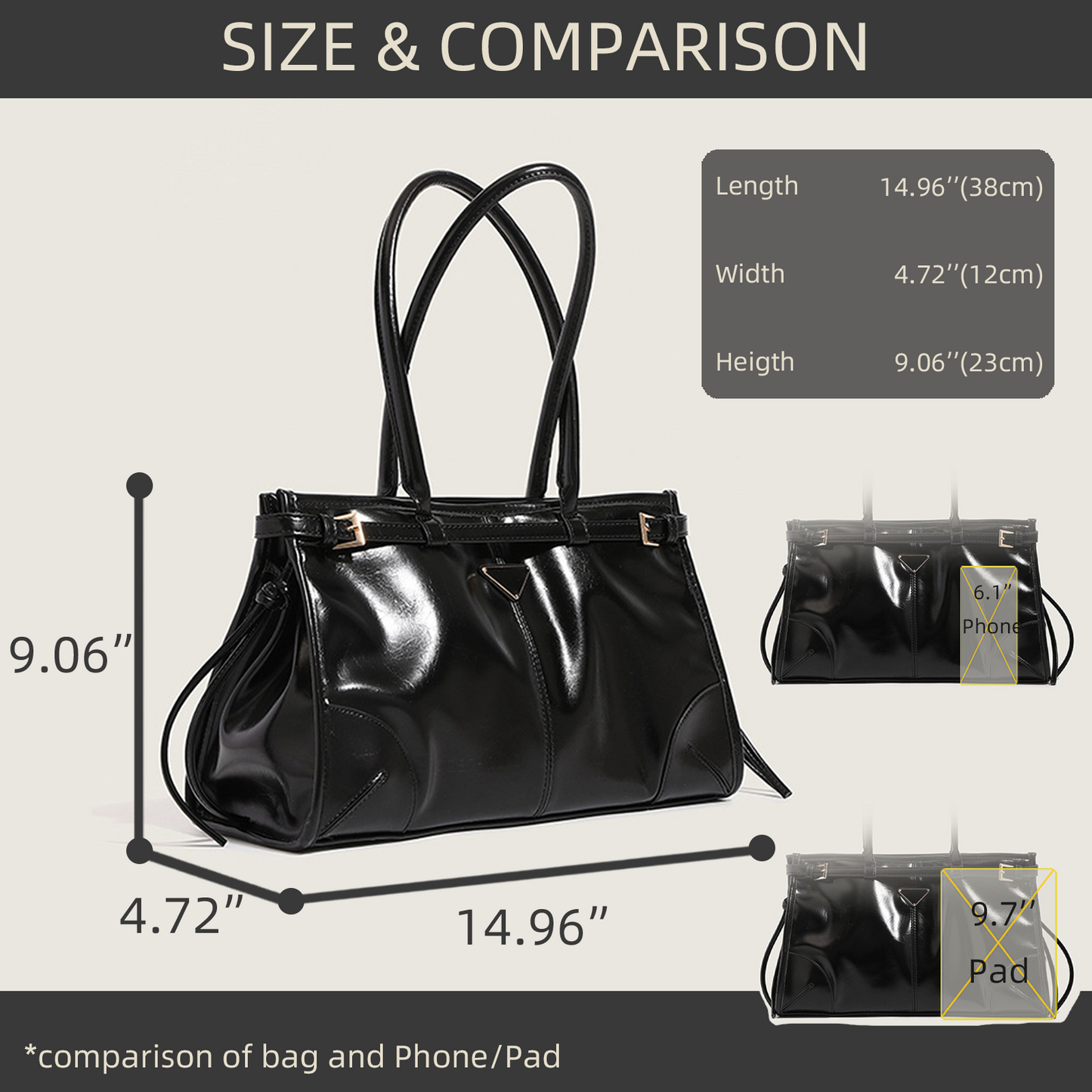 Xpurse Women's Casual Shoulder Bag, PU Handbag