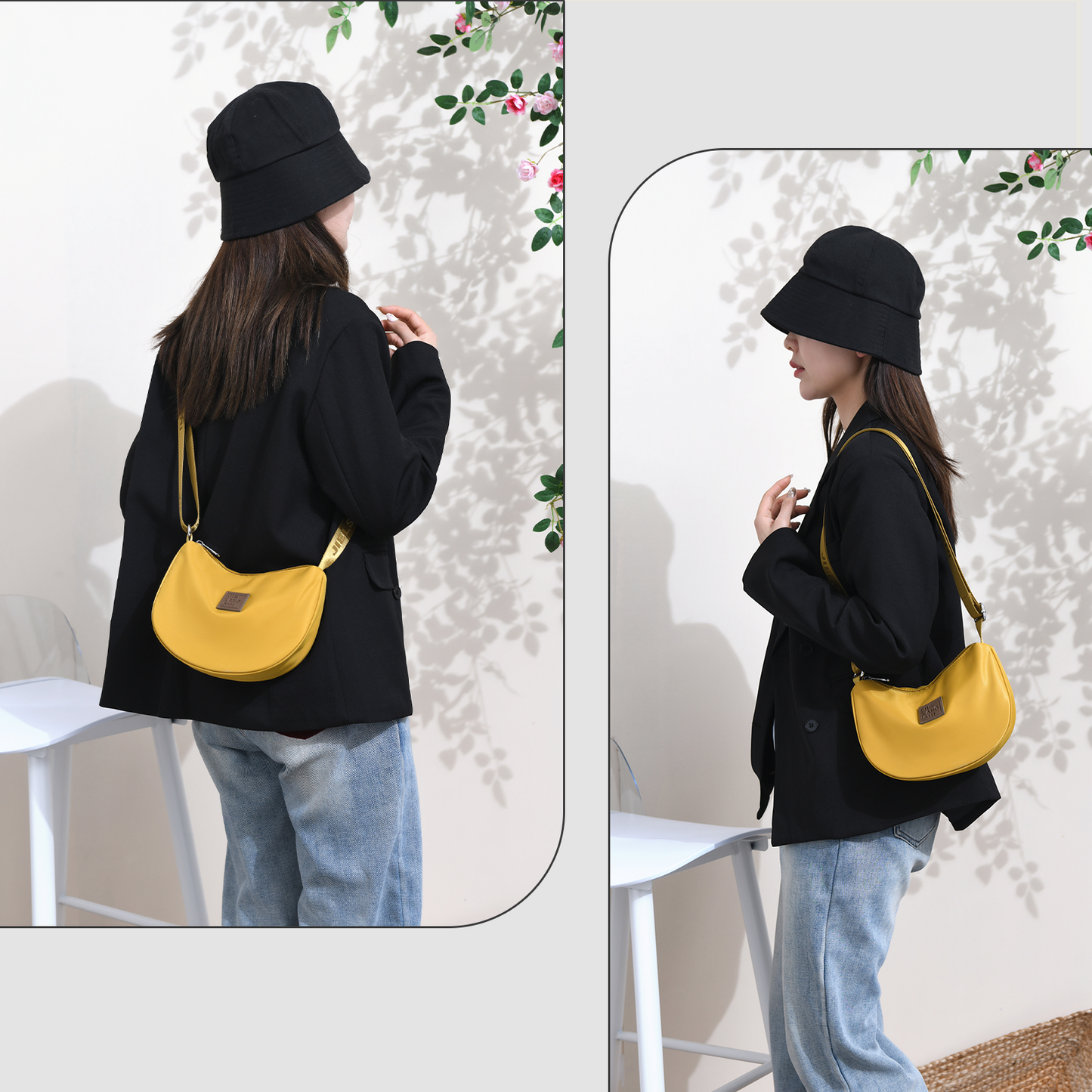 Xpurse Casual Crescent Bag Shoulder Bag, Commuter Crossbody Bag