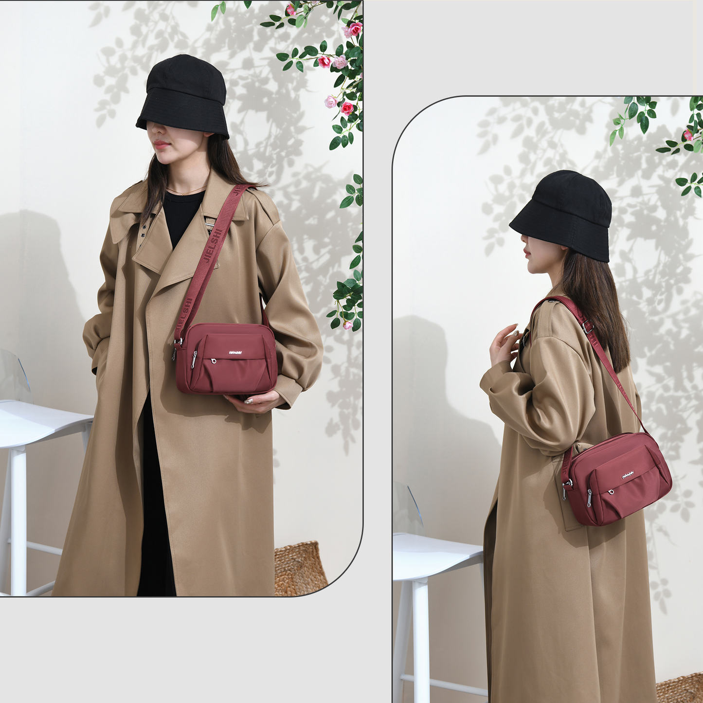 Xpurse Casual High-Capacity Commuter Crossbody Bag