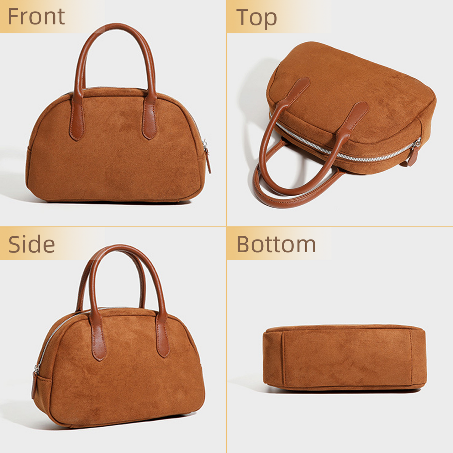 Xpurse Women's Minimalist Handbag, Vintage Underarm Bag
