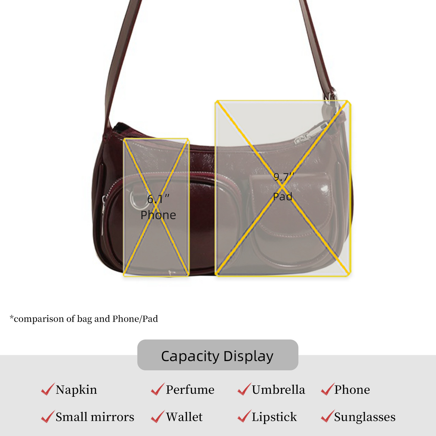 Xpurse Vintage Texture Commuter Handbag Crossbody Bag