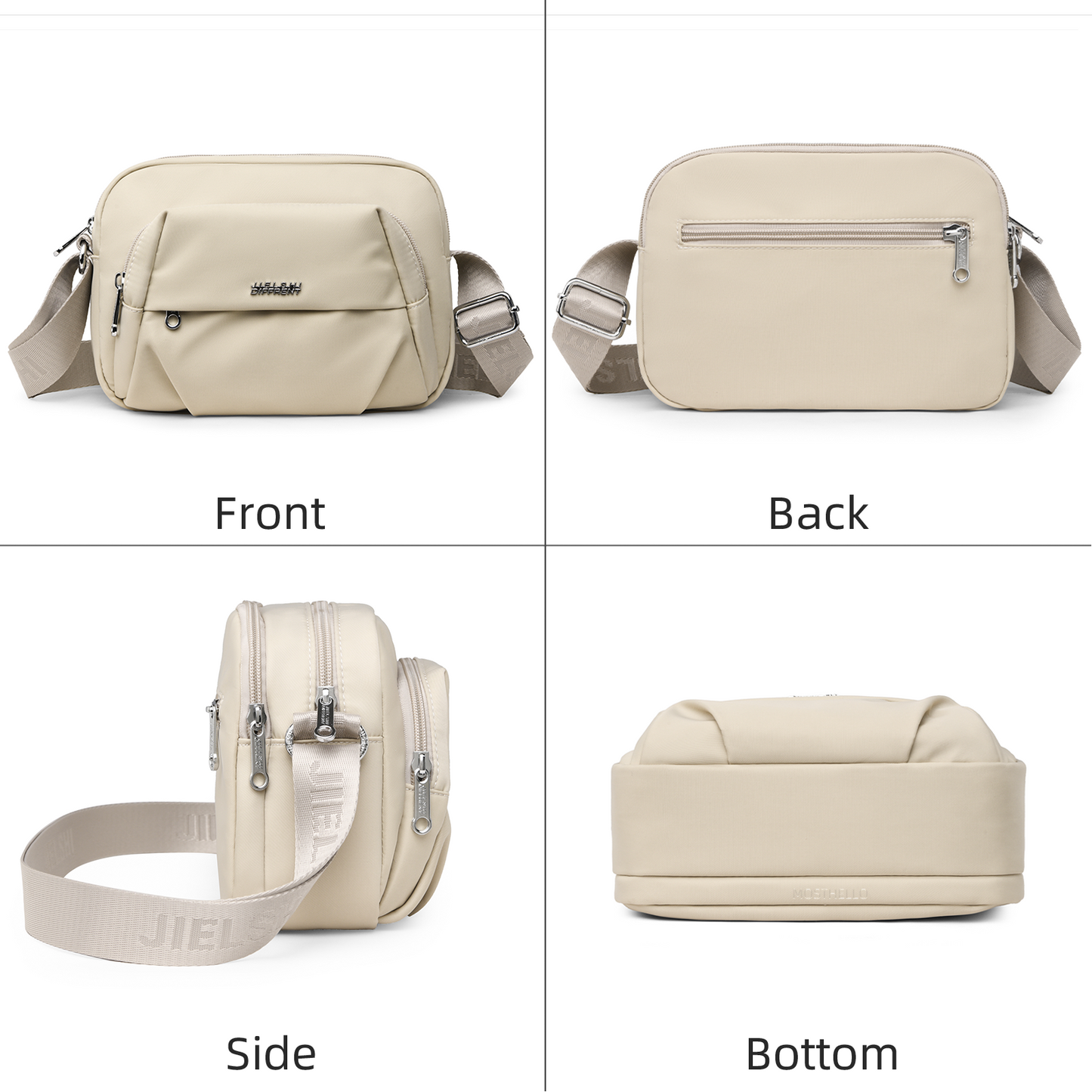 Xpurse Casual High-Capacity Commuter Crossbody Bag
