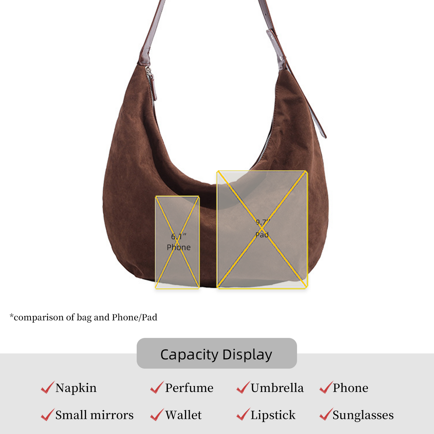 Xpurse Retro Texture Stylish Shoulder Bag