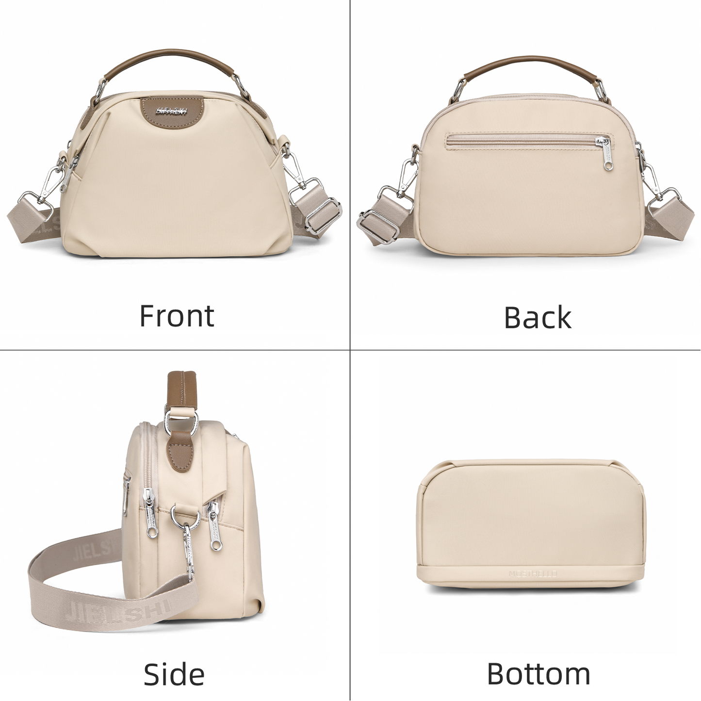Xpurse Women's Simple Casual Nylon Crossbody Bag
