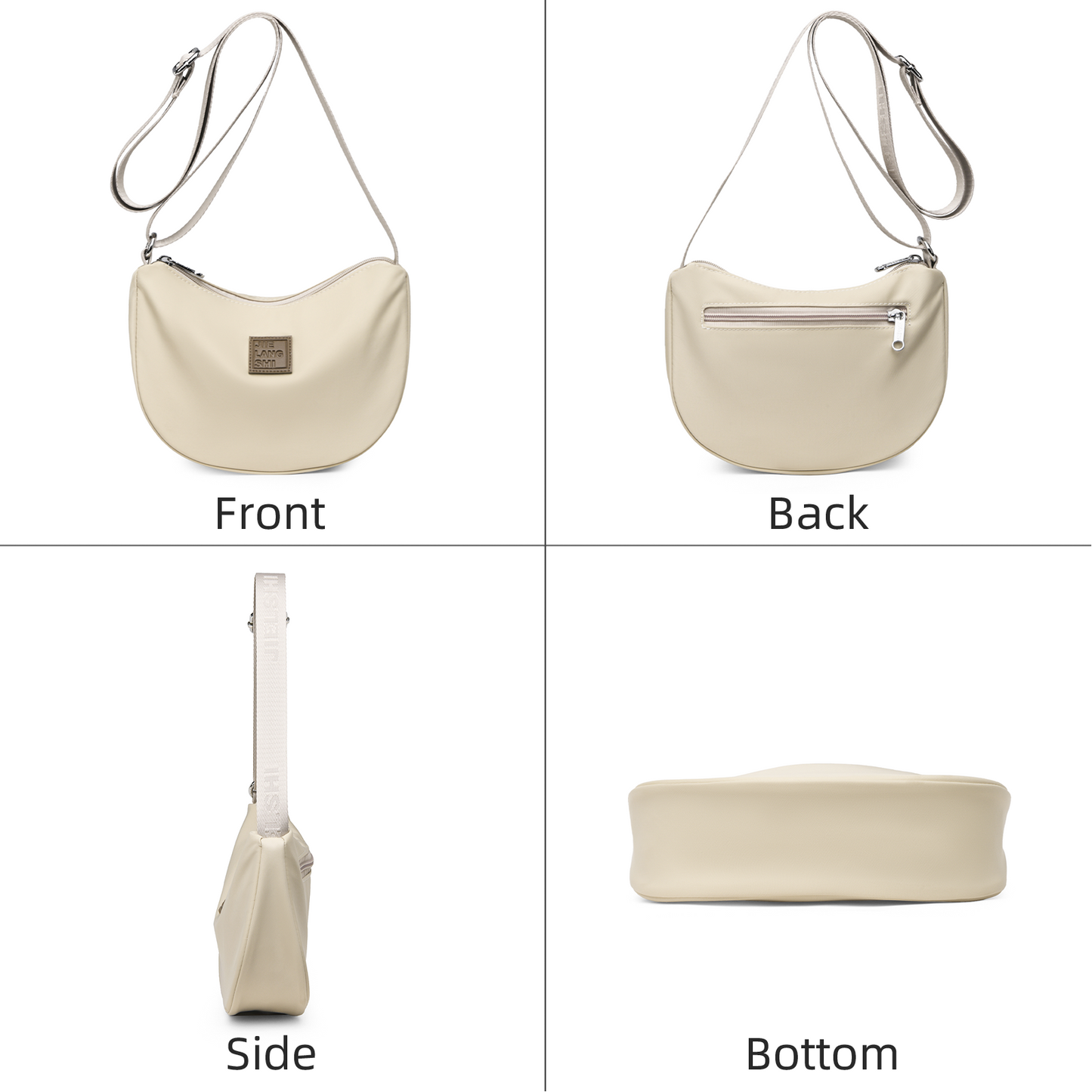 Xpurse Casual Crescent Bag Shoulder Bag, Commuter Crossbody Bag