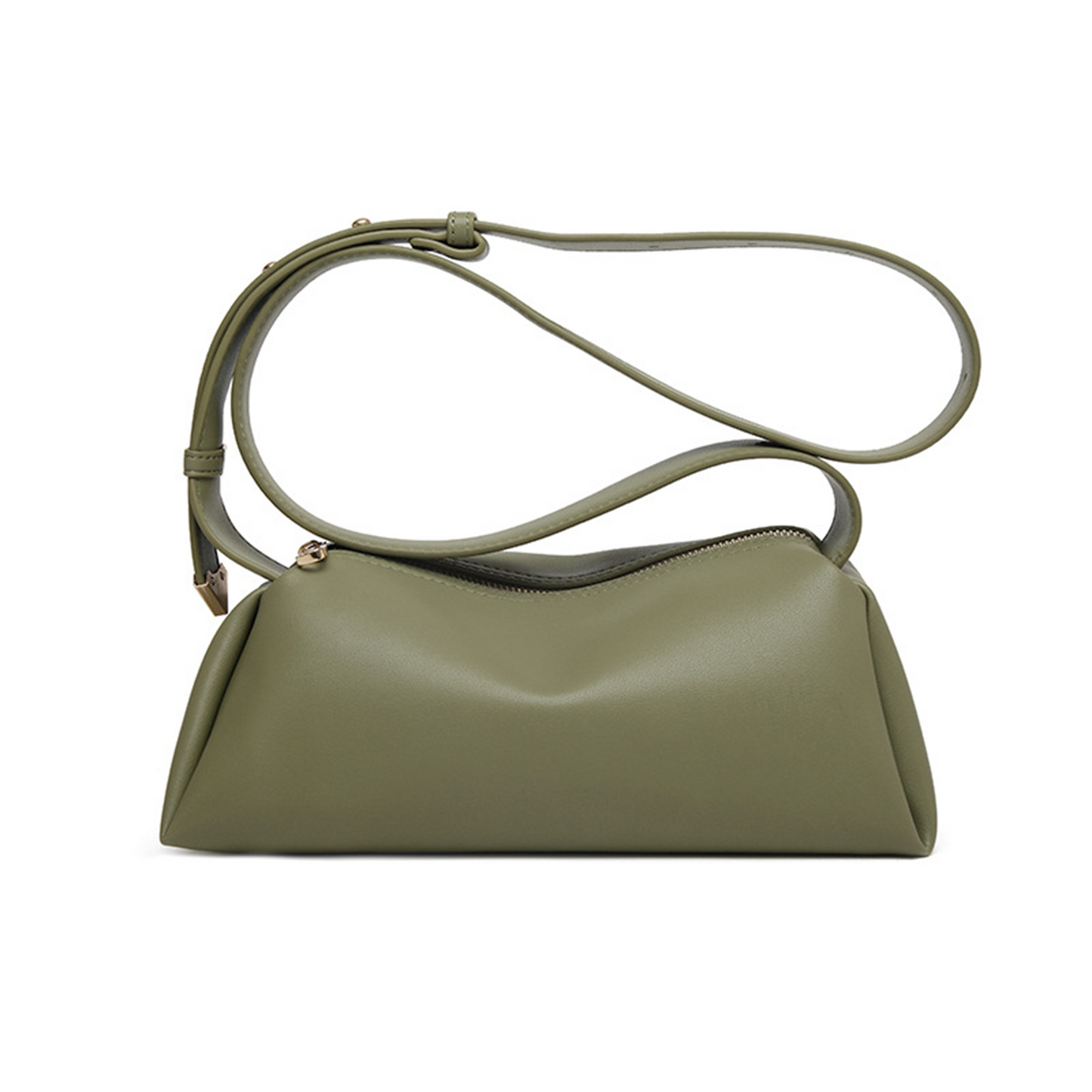 Xpurse Women's Simple Handbag, Soft Underarm Bag, Solid Color Tote Bag
