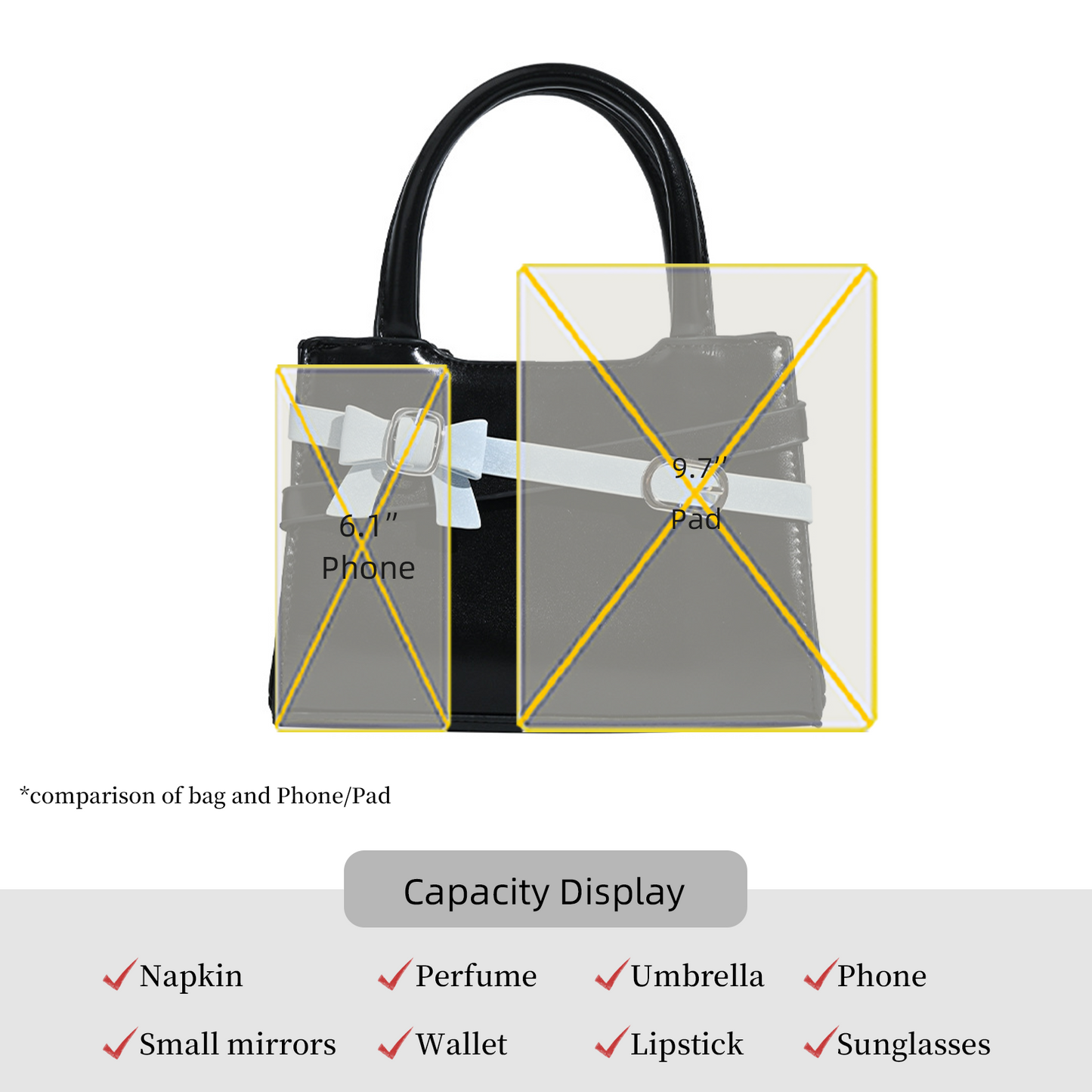 Xpurse Fashion Shopping Shoulder Bag Square Bag