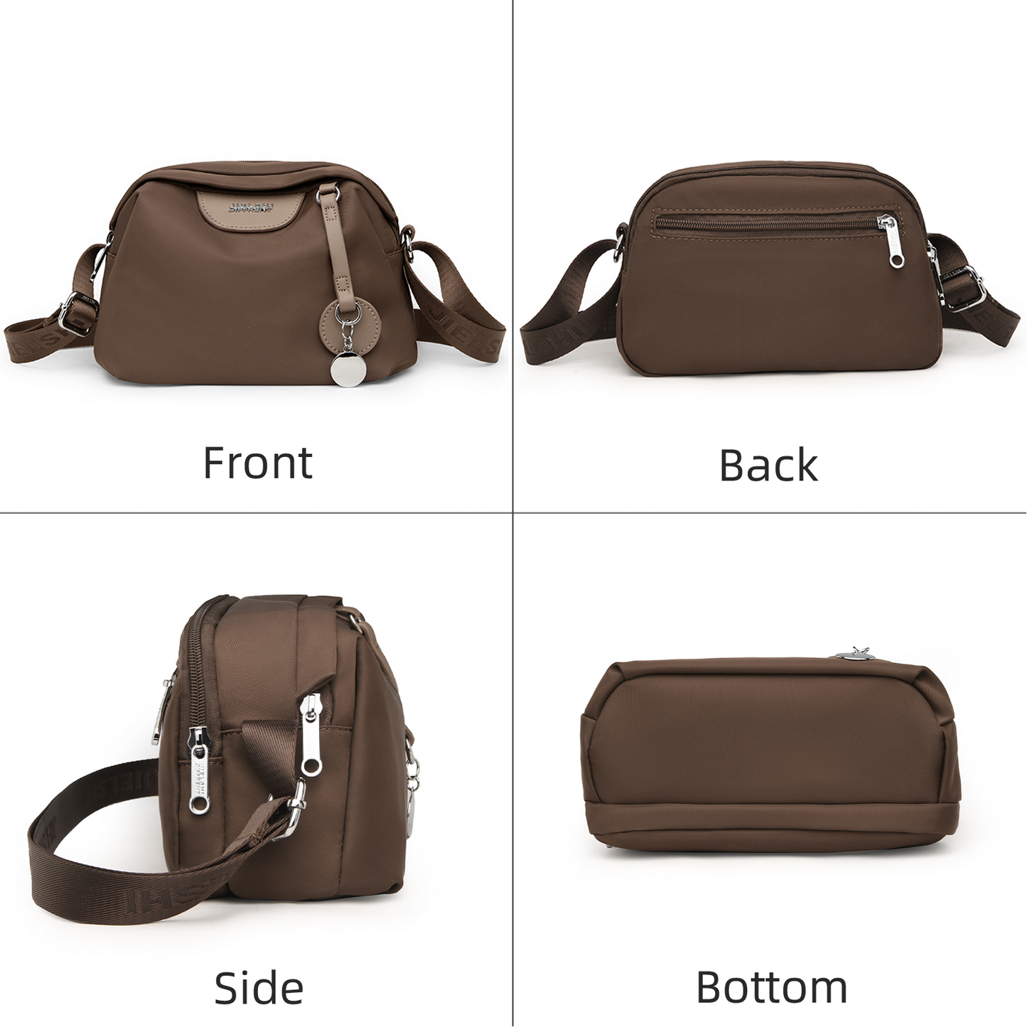 Xpurse Women's Shopper Bag, Casual Nylon Crossbody Bag
