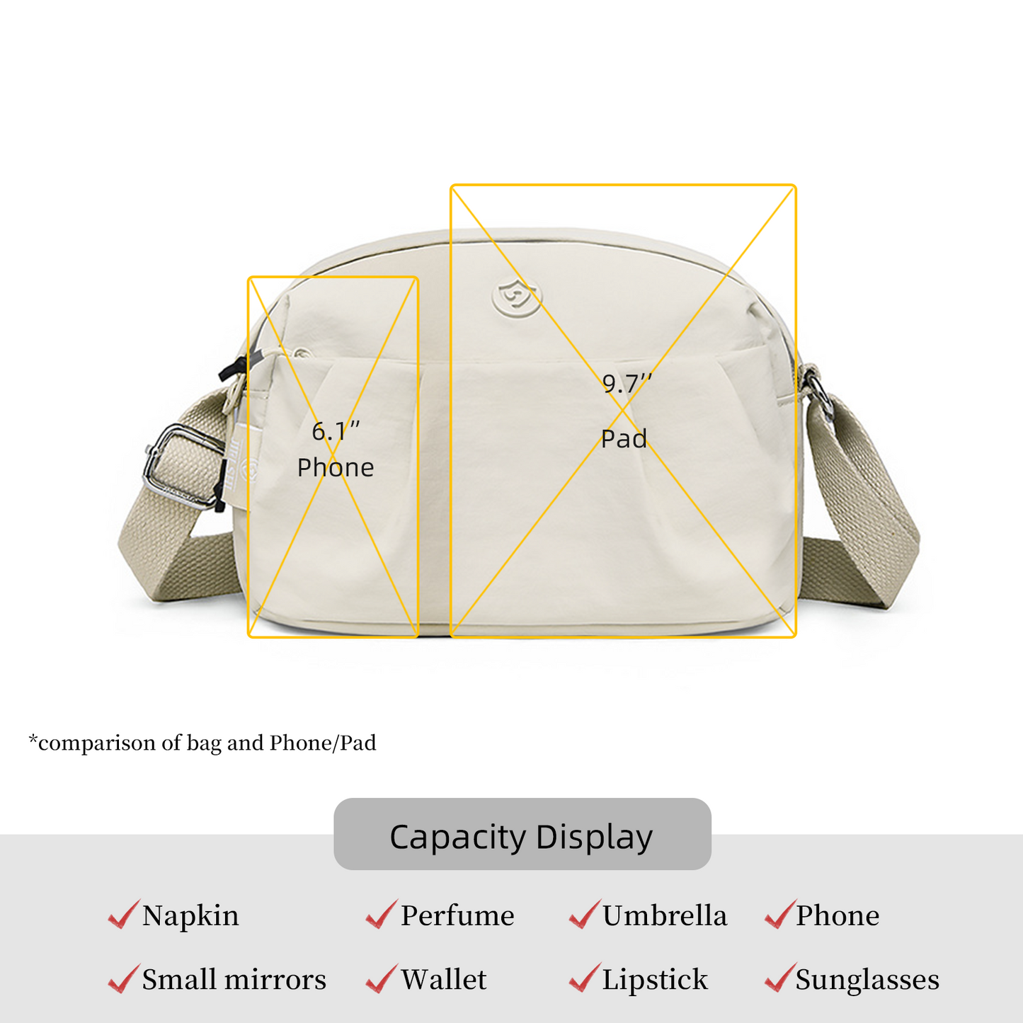 Xpurse A Versatile Casual Fashion Crossbody Bag