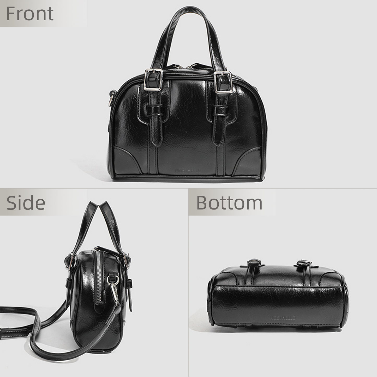 Xpurse Women's Multi-Pocket Retro Small Square Bag