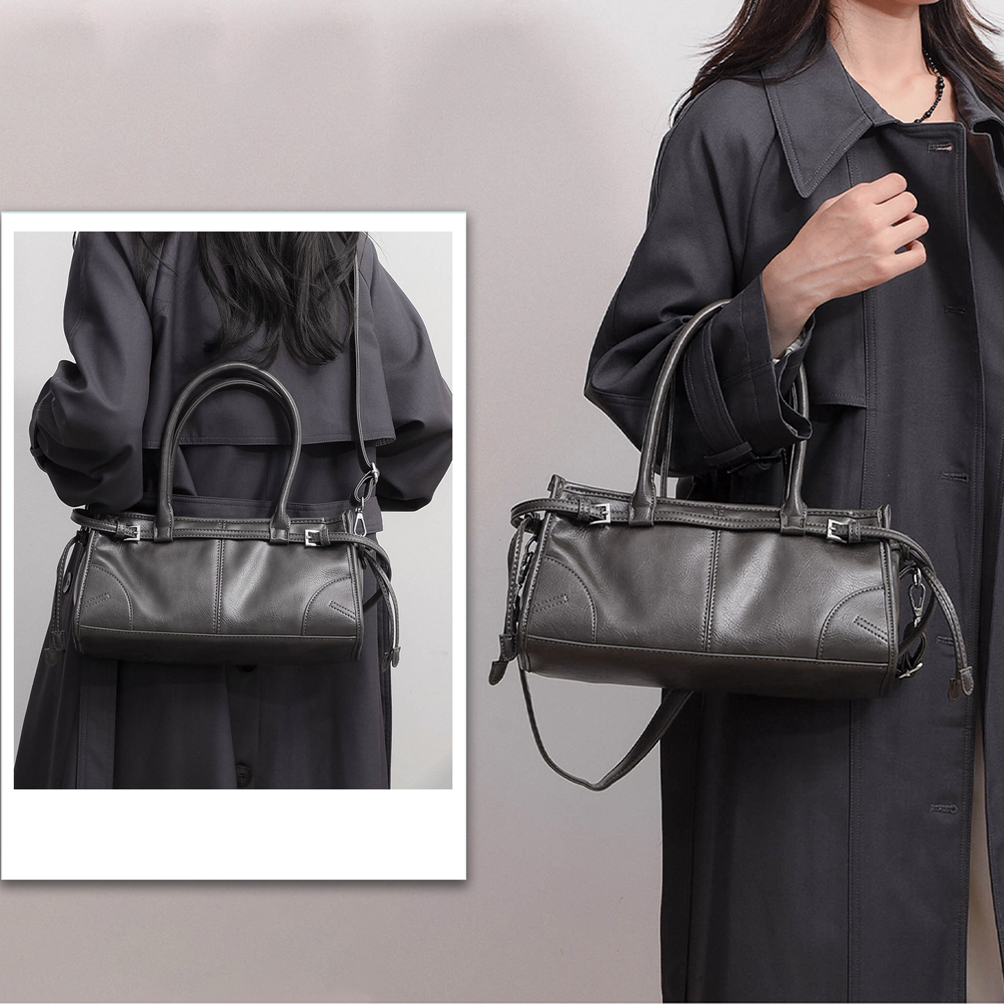 Xpurse Women's Shoulder Bag, Minimalist Underarm Bag, PU Crossbody Bag