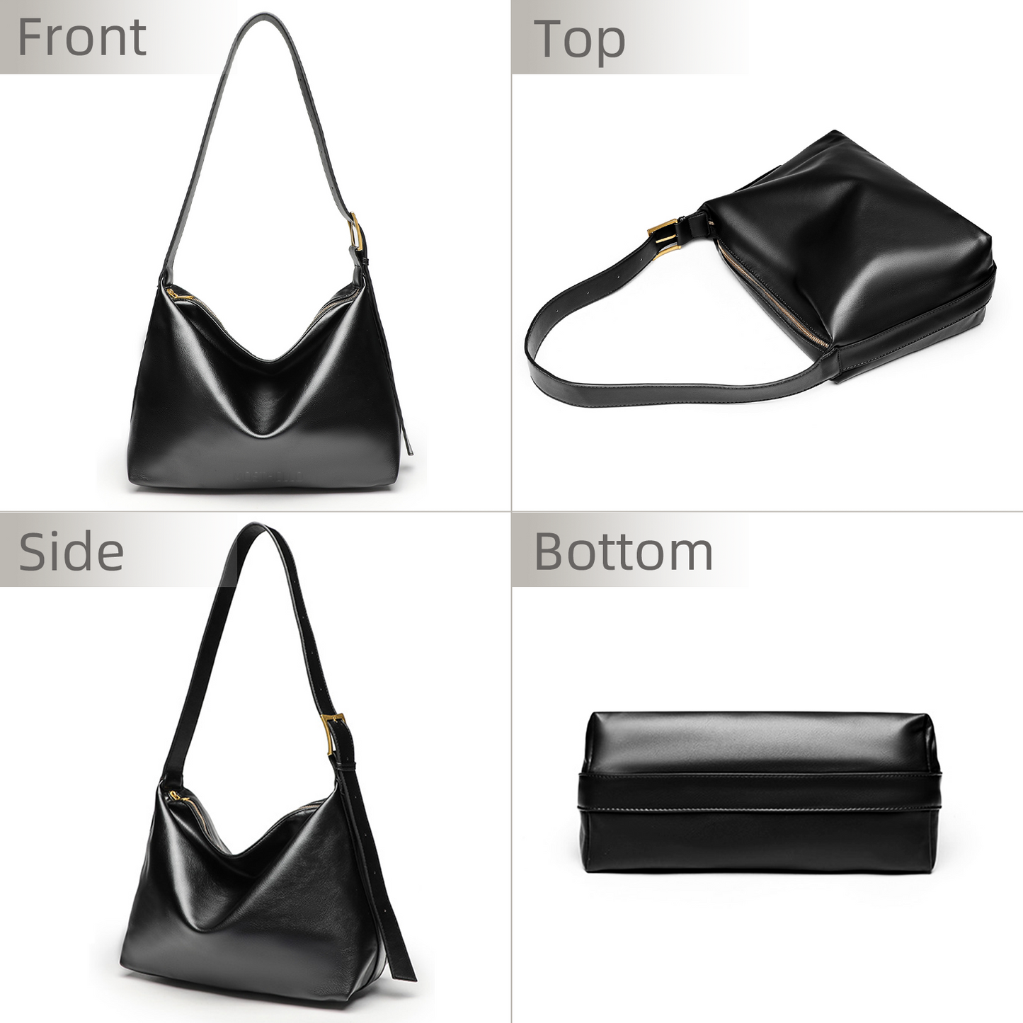 Xpurse Women's Shoulder Bag, Minimalist Style Underarm Bag, PU Crossbody Bag