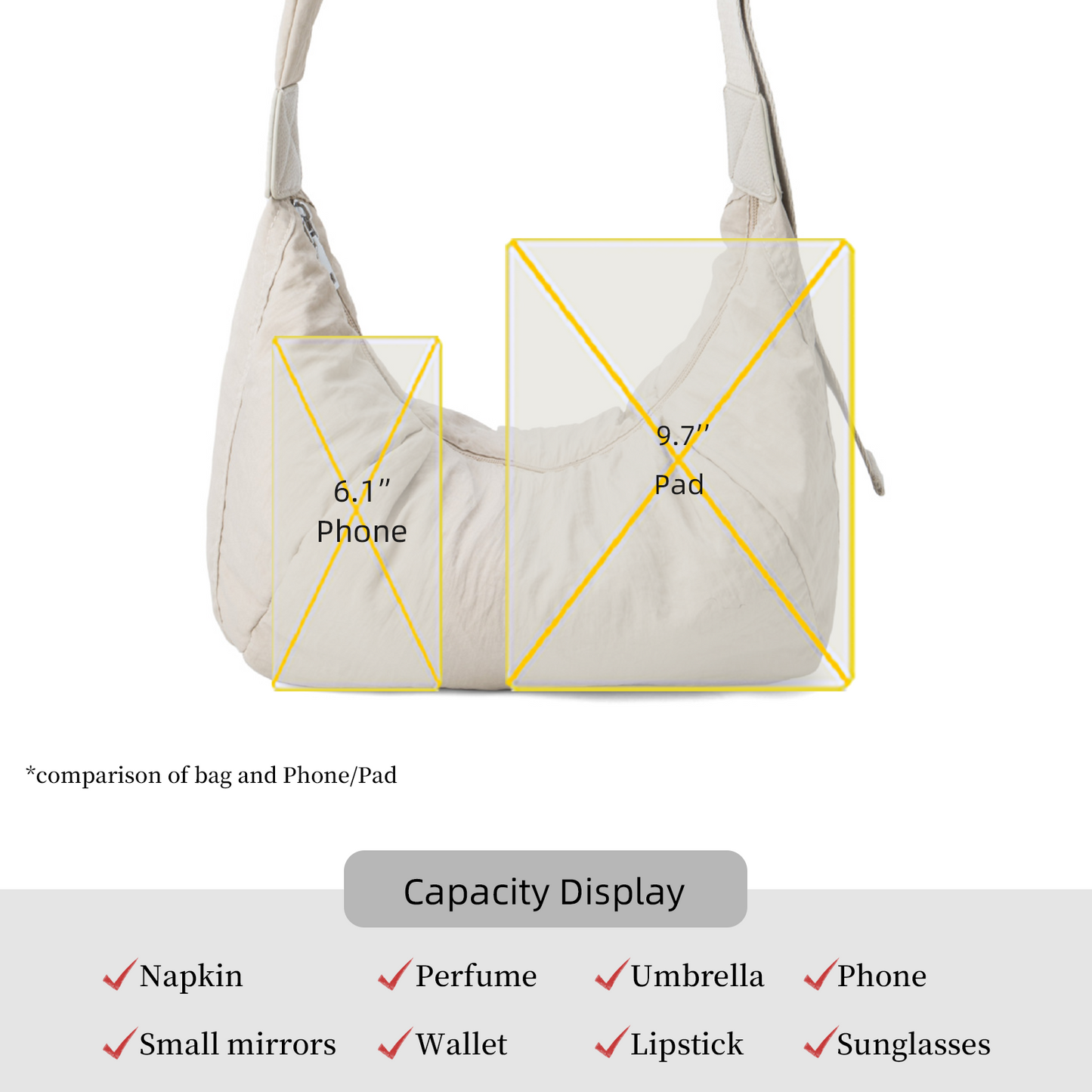 Xpurse Stylish and Lightweight Crossbody Chest Bag