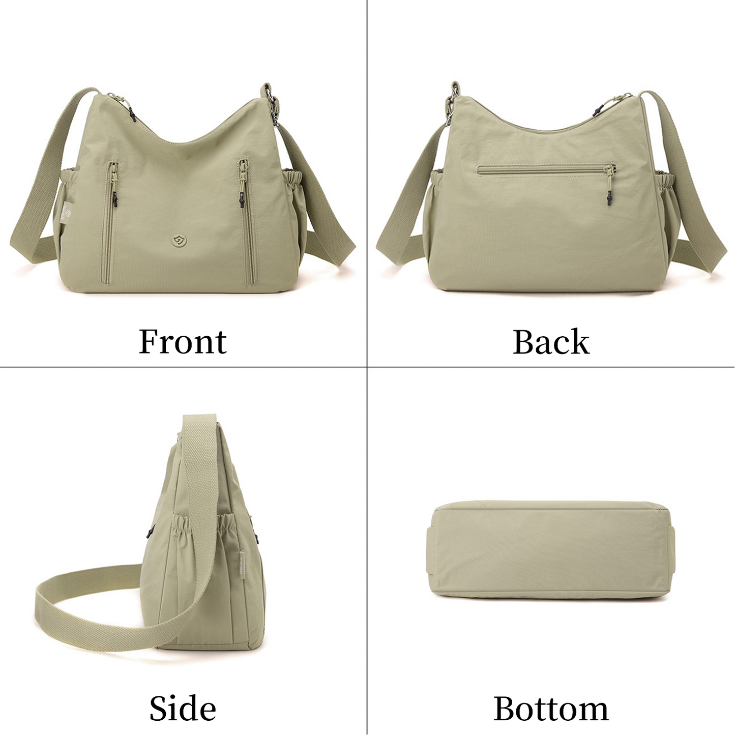 Xpurse Nylon Multifunctional Portable Crossbody Bag