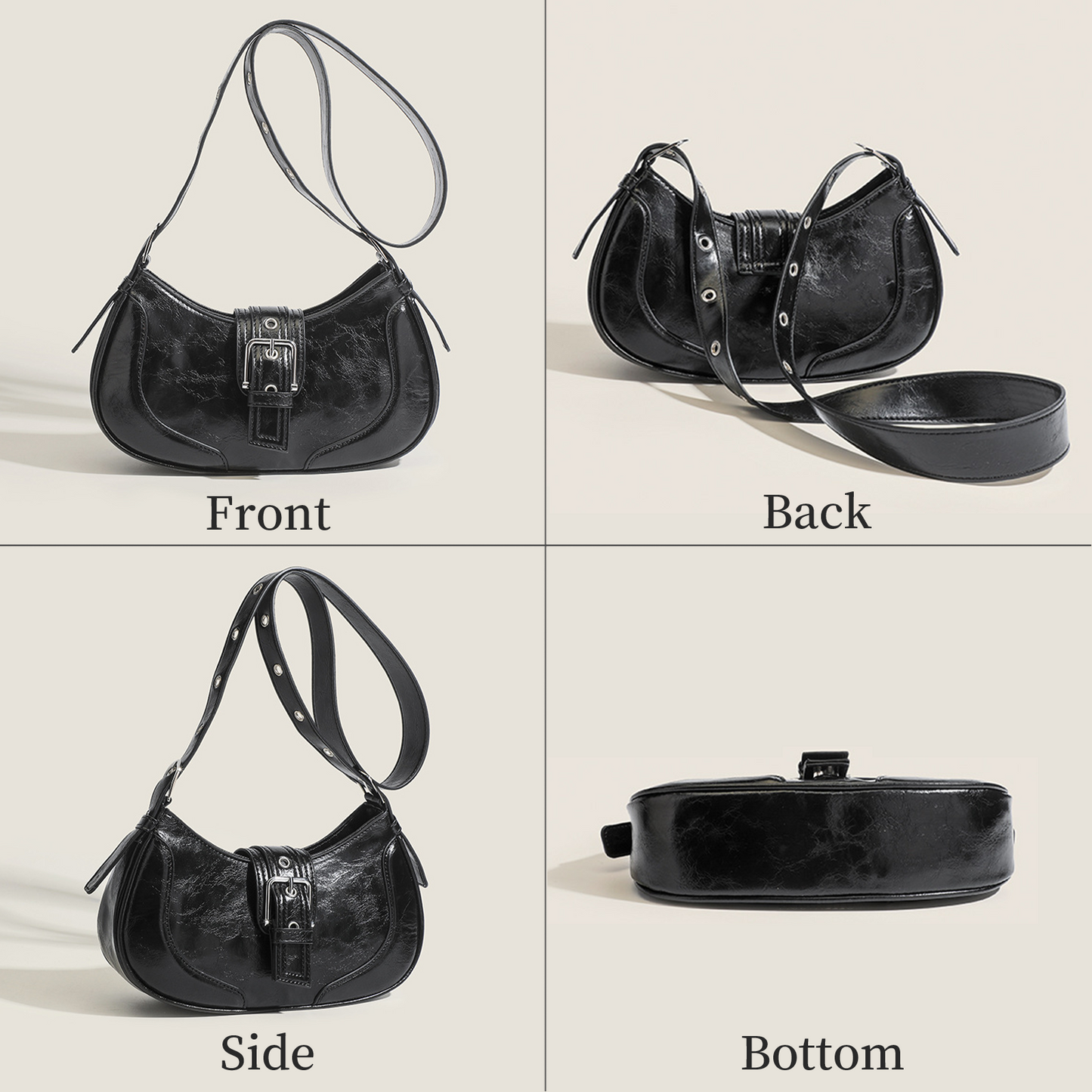 Xpurse Vintage Commuter Handbag Armpit Bag