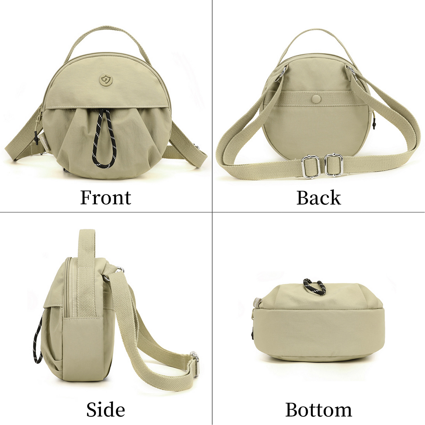 Xpurse Round Stylish Casual Shoulder Bag