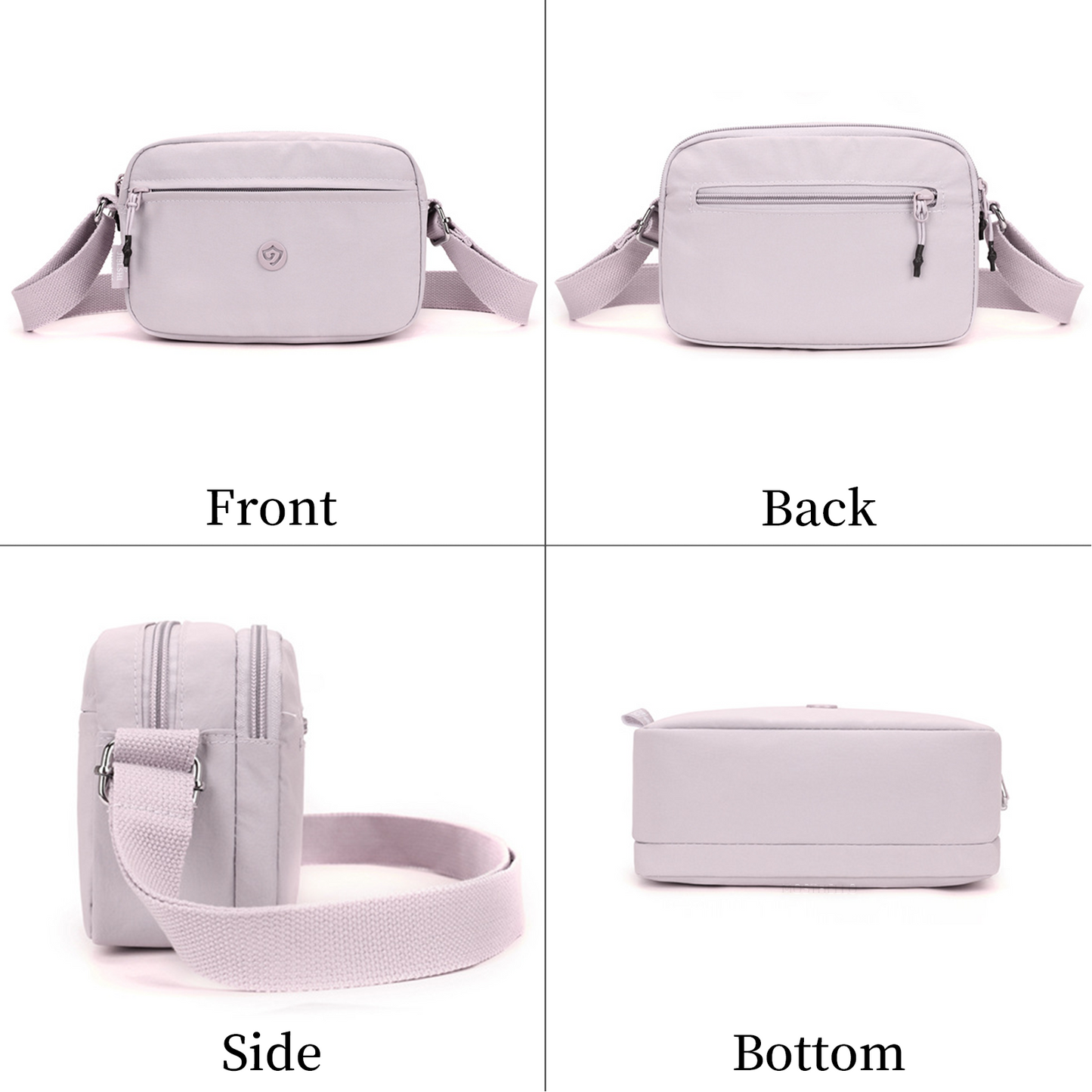 Xpurse Casual One Shoulder Crossbody Small Square Bag