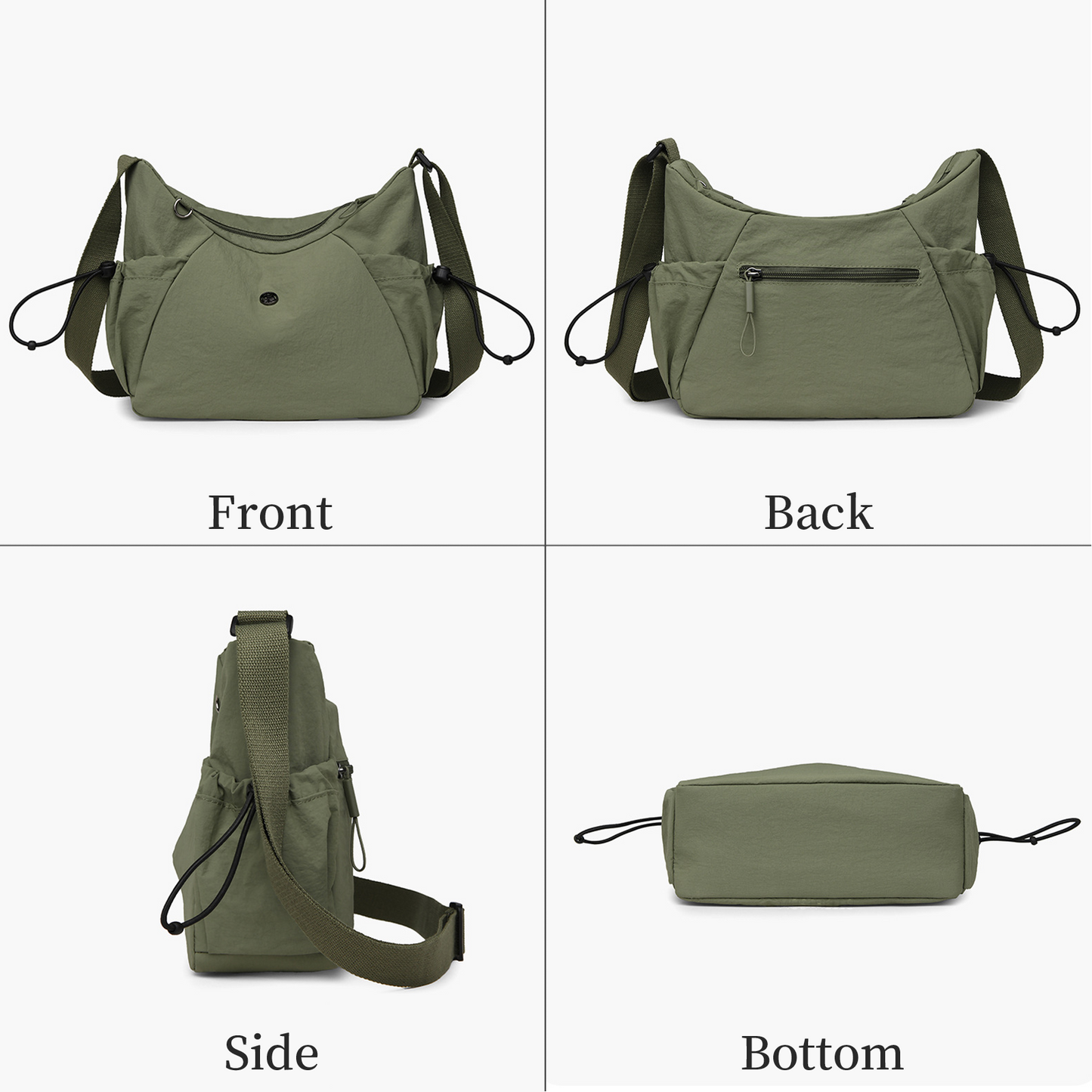 Xpurse Sporty Casual Multifunctional Crossbody Bag
