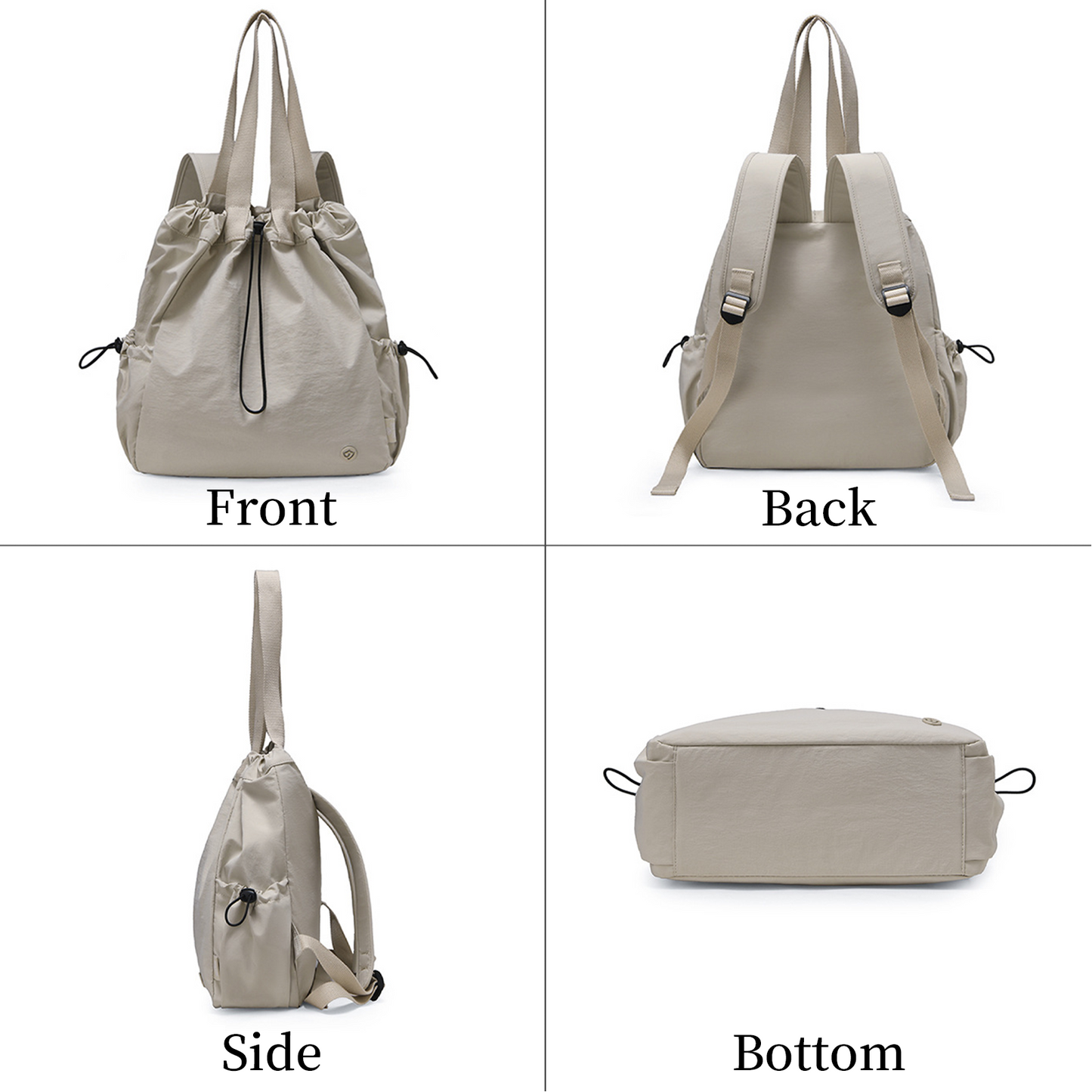 Xpurse Drawstring Nylon Casual Backpack