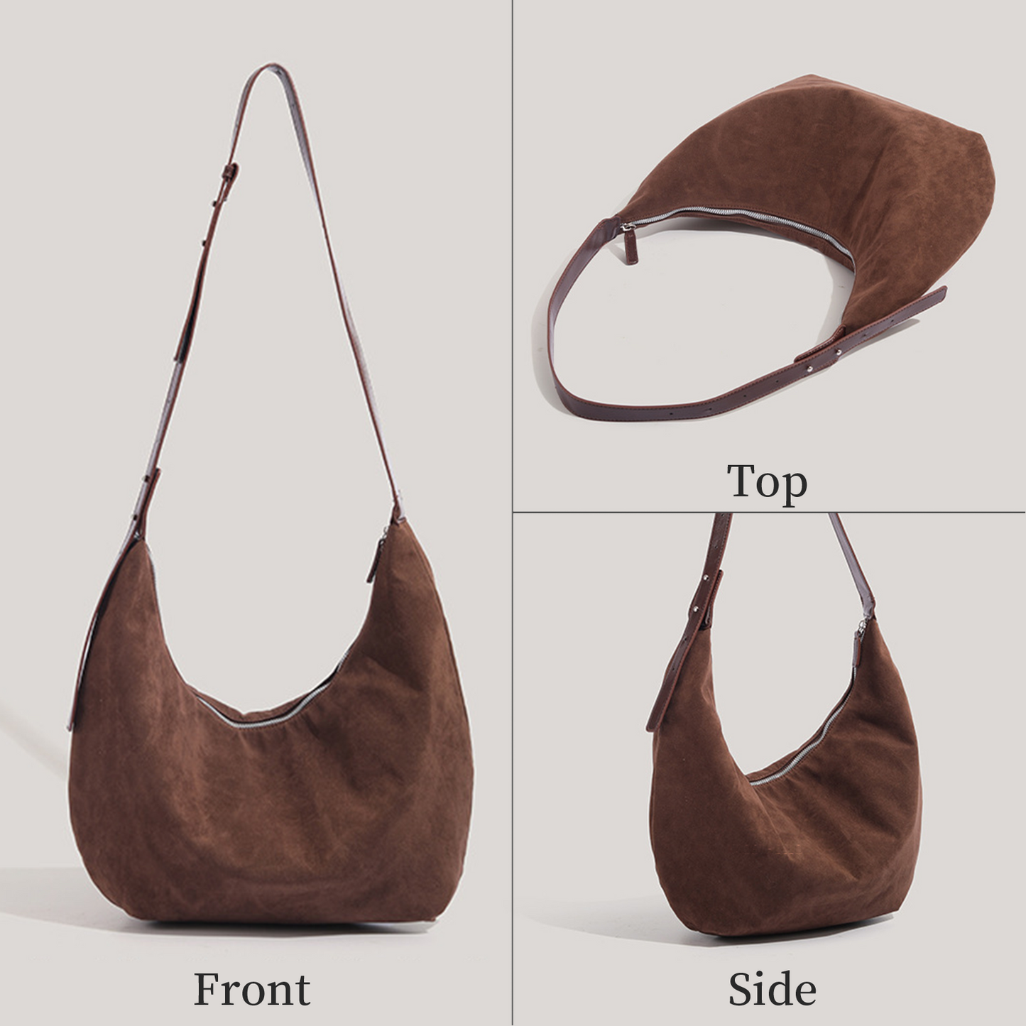 Xpurse Retro Texture Stylish Shoulder Bag
