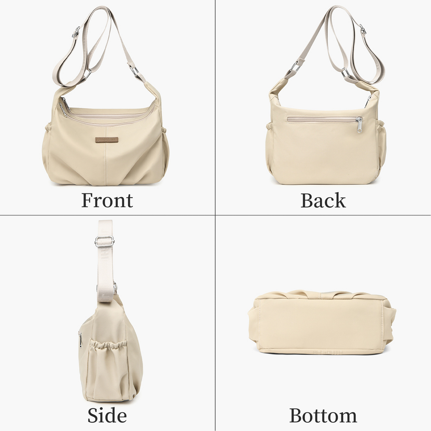 Xpurse Casual Nylon Shopping Crossbody Bag