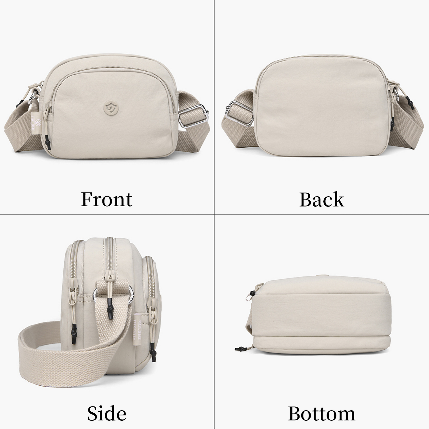 Xpurse Nylon Simple Casual Crossbody Shoulder Bag