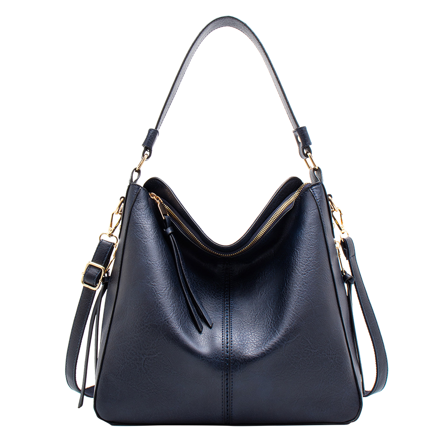 Xpurse Women's Shoulder Bag Fashion Large Capacity Simple PU Tote Bag, Shopping Casual Tote Bag, Crossbody Adjustable Large Bag