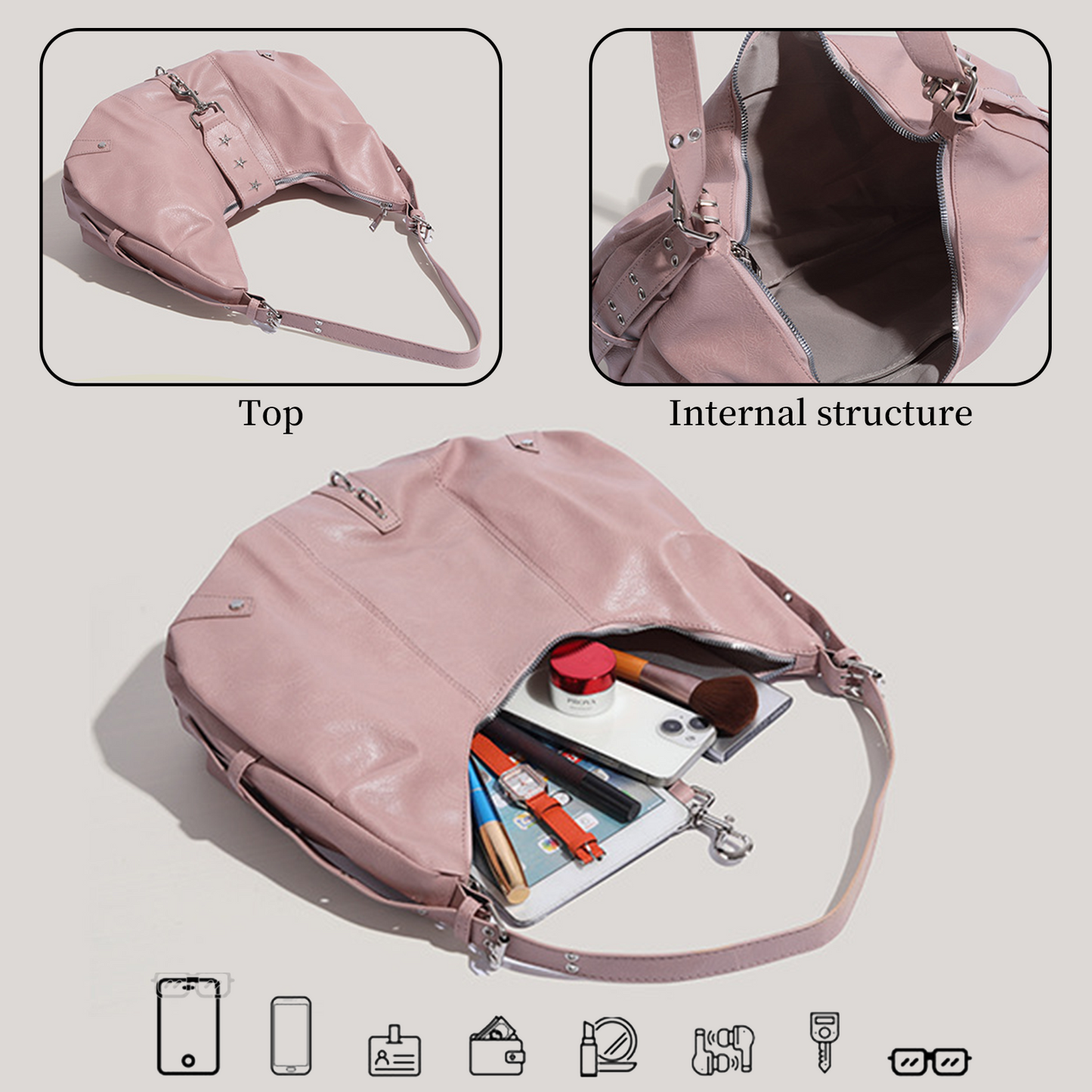 Xpurse Spice Girl Style Casual Shoulder Armpit Bag