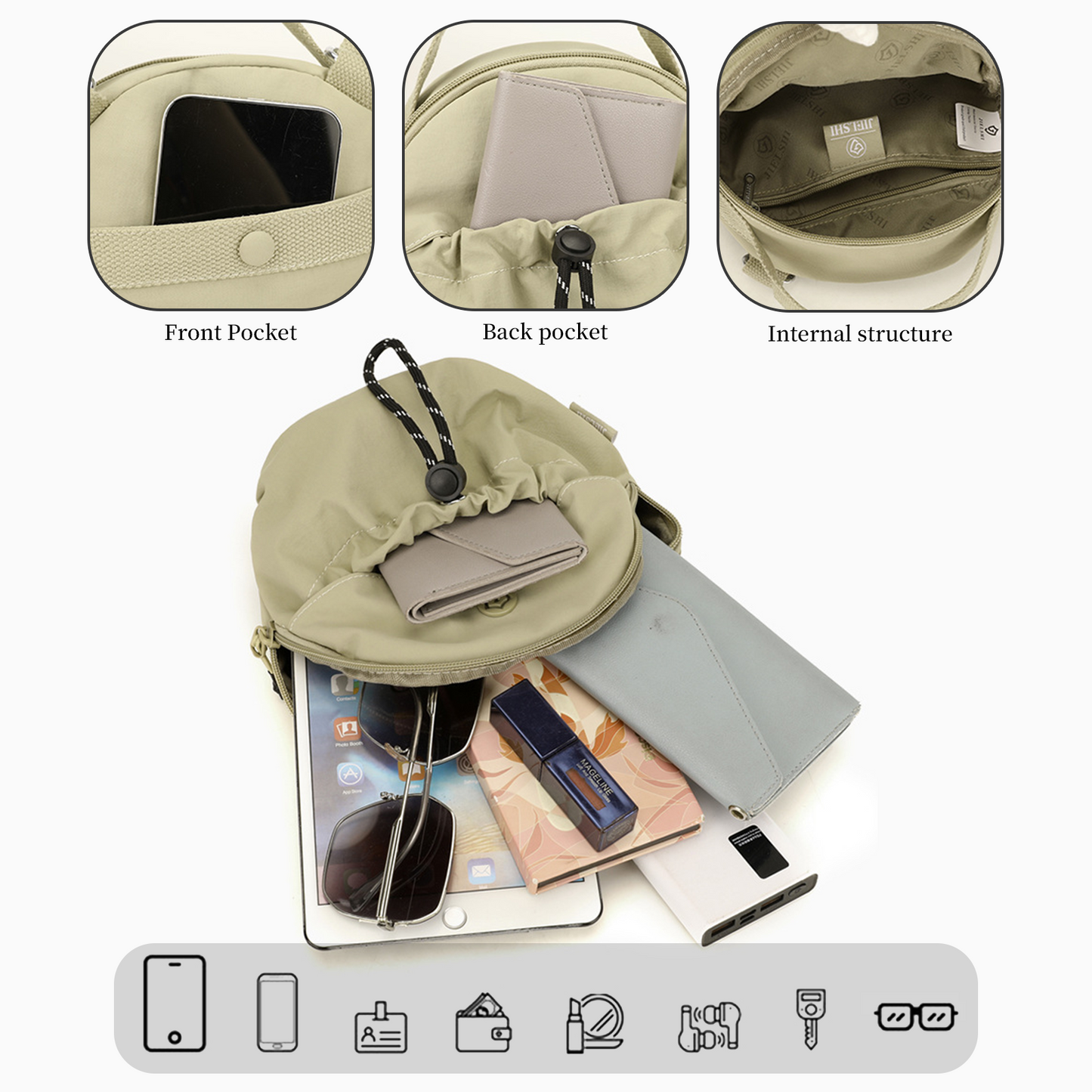 Xpurse Round Stylish Casual Shoulder Bag