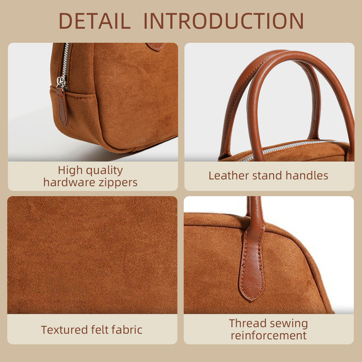 Xpurse Women's Minimalist Handbag, Vintage Underarm Bag