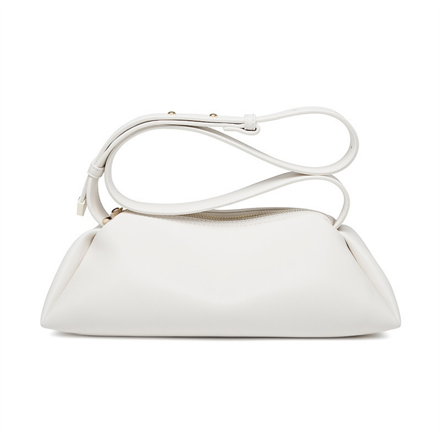 Xpurse Women's Simple Handbag, Soft Underarm Bag, Solid Color Tote Bag