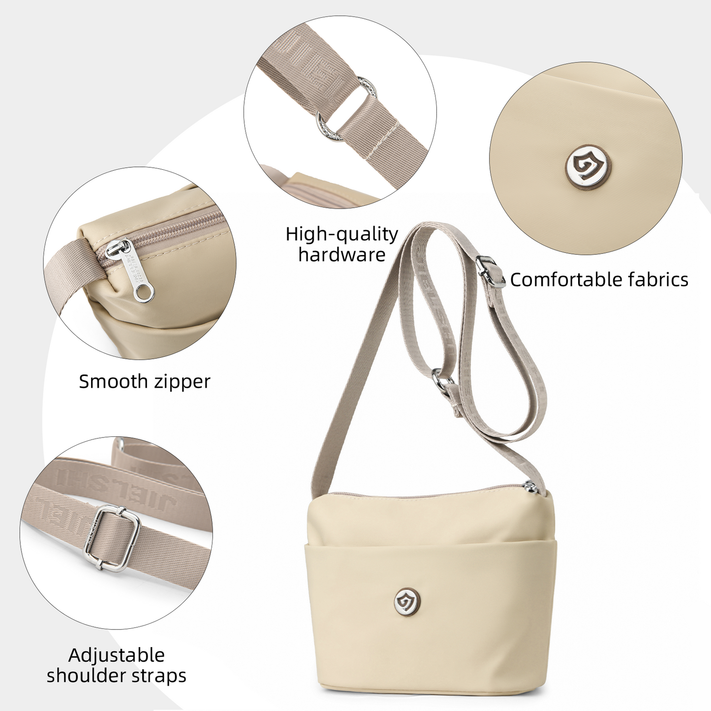 Xpurse Women's Casual Crossbody Shoulder Bag