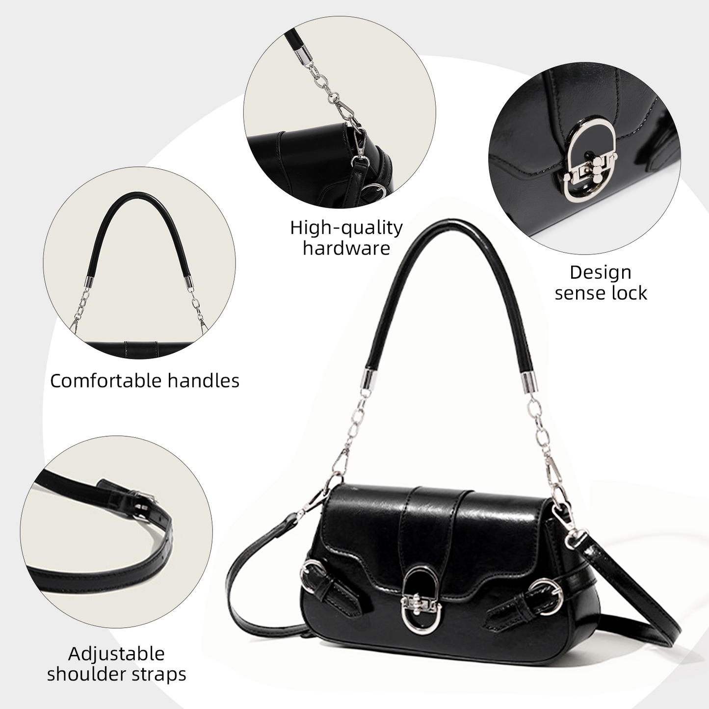 Xpurse Vintage Flap One-Shoulder Underarm Bag