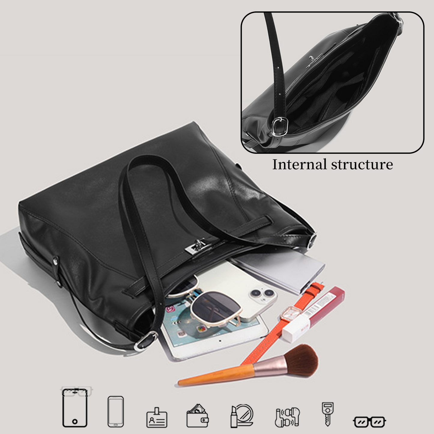 Xpurse Vintage Texture Commuter Crossbody Messenger Bag